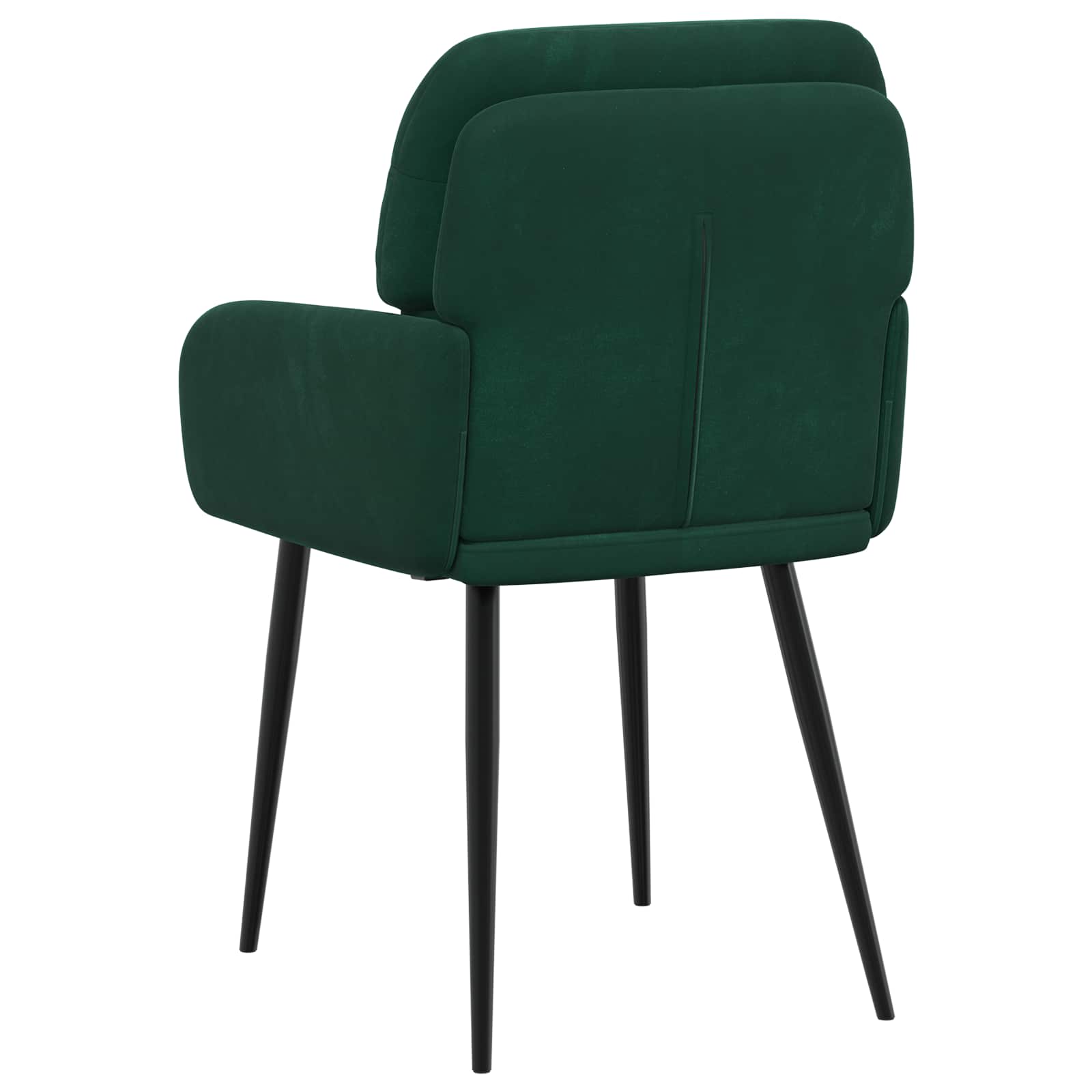 Trpezarijske stolice 6 pcs Baršun Tamnozelena 59 x 59,5 x 90 cm