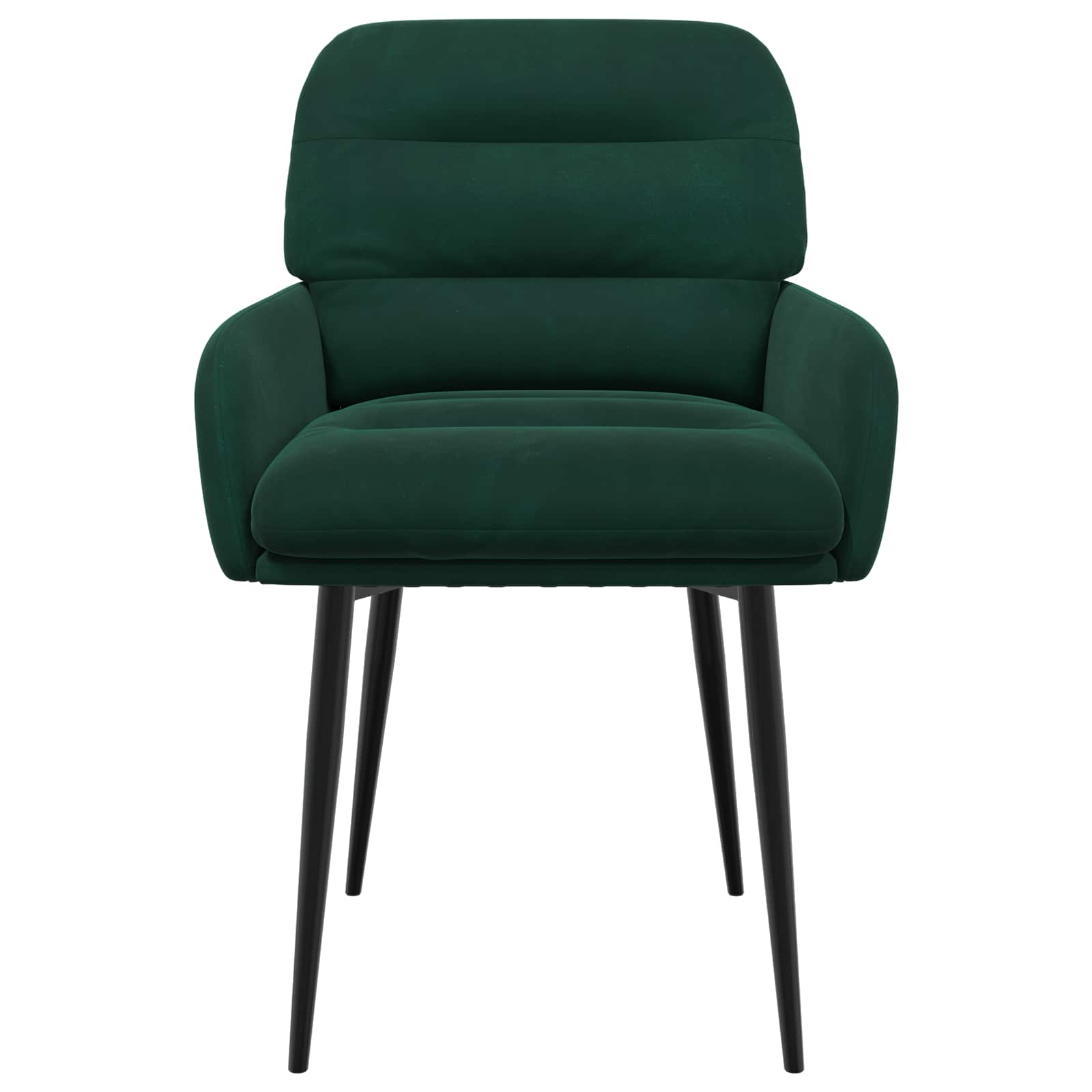 Trpezarijske stolice 6 pcs Baršun Tamnozelena 59 x 59,5 x 90 cm