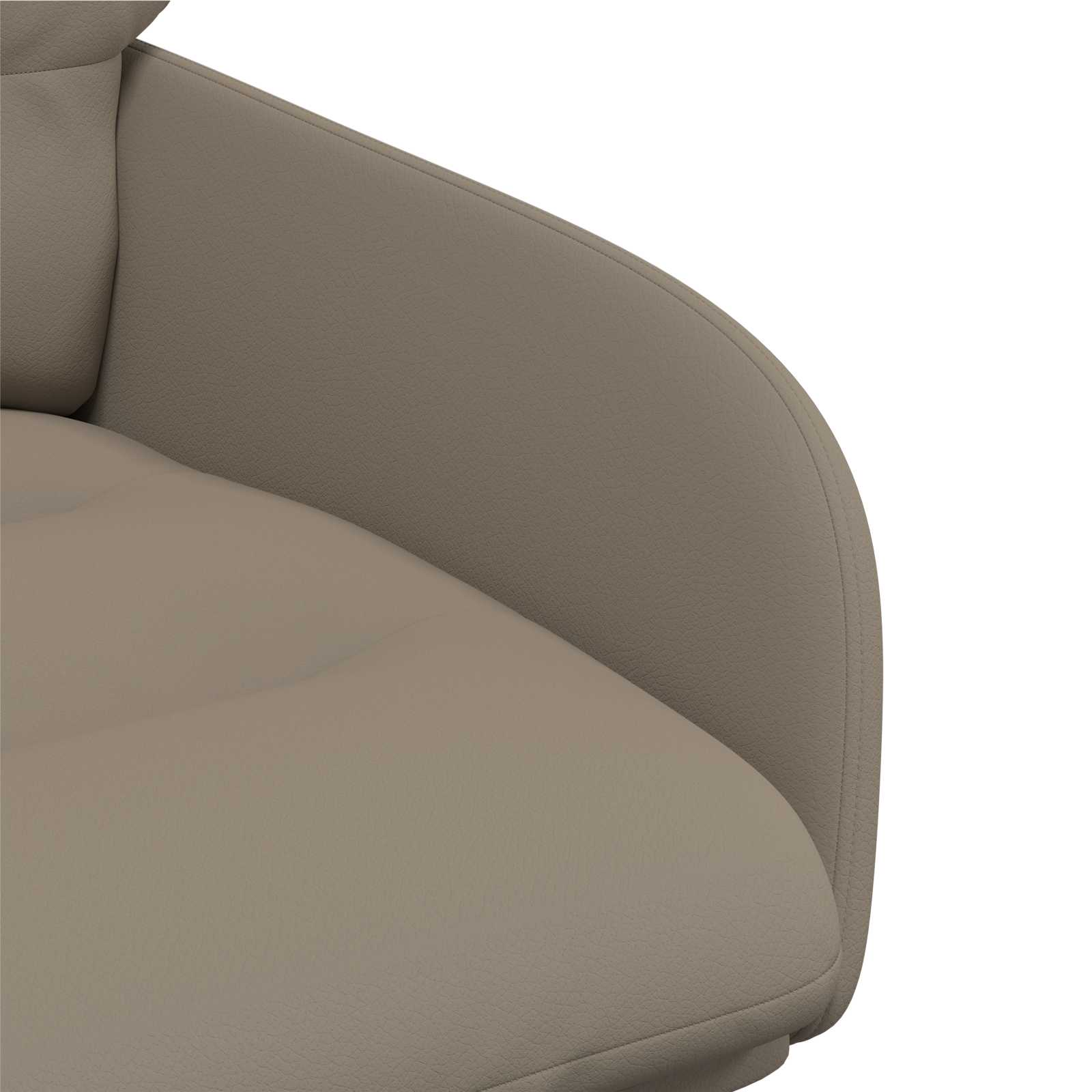 Okretne blagovaonske stolice 4 pcs Umjetna koža Boja cappuccina