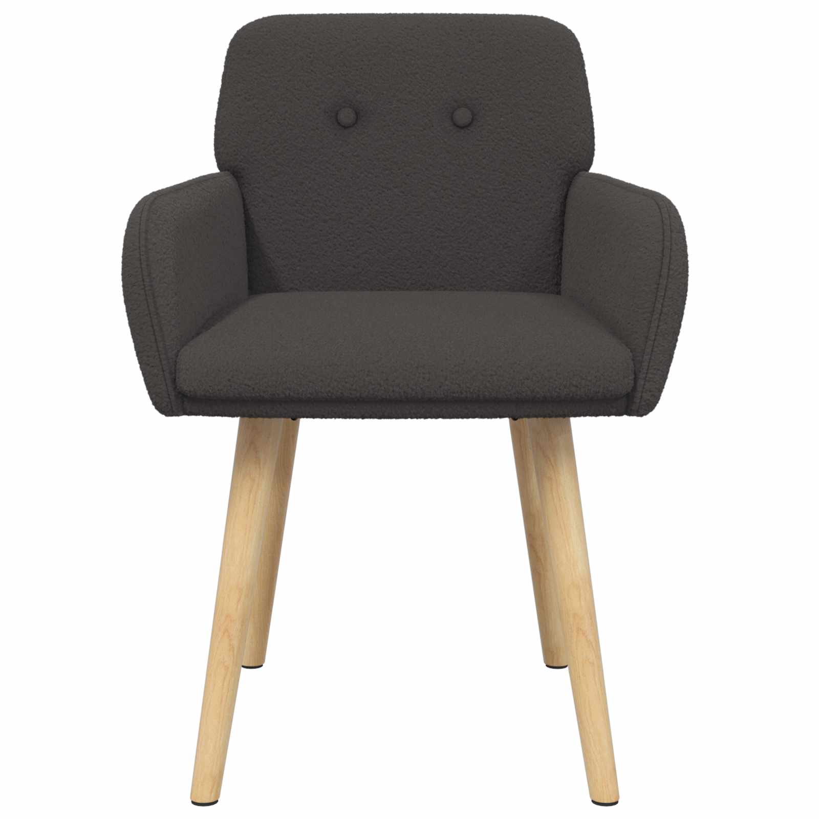 Trpezarijske stolice 4 pcs Bouclé Tamnosiva 59 x 57 x 85 cm