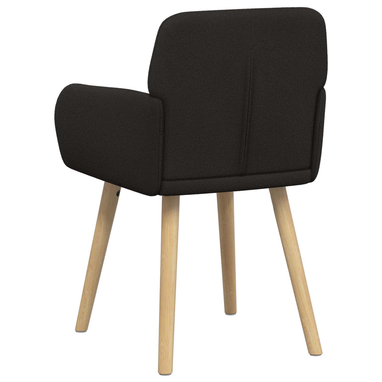 Trpezarijske stolice 4 pcs Bouclé Crna 59 x 57 x 85 cm