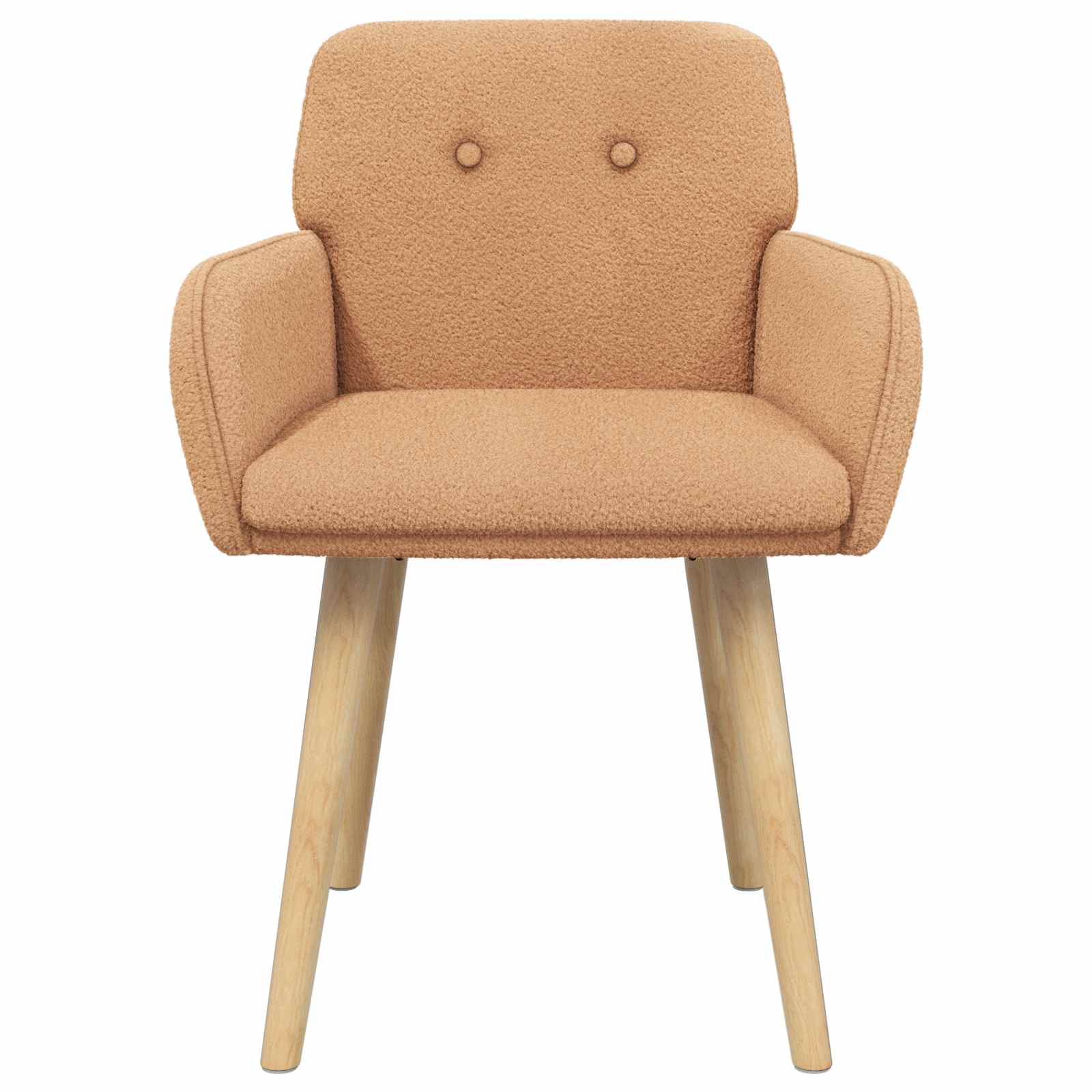 Trpezarijske stolice 4 pcs Bouclé Bež 59 x 57 x 85 cm