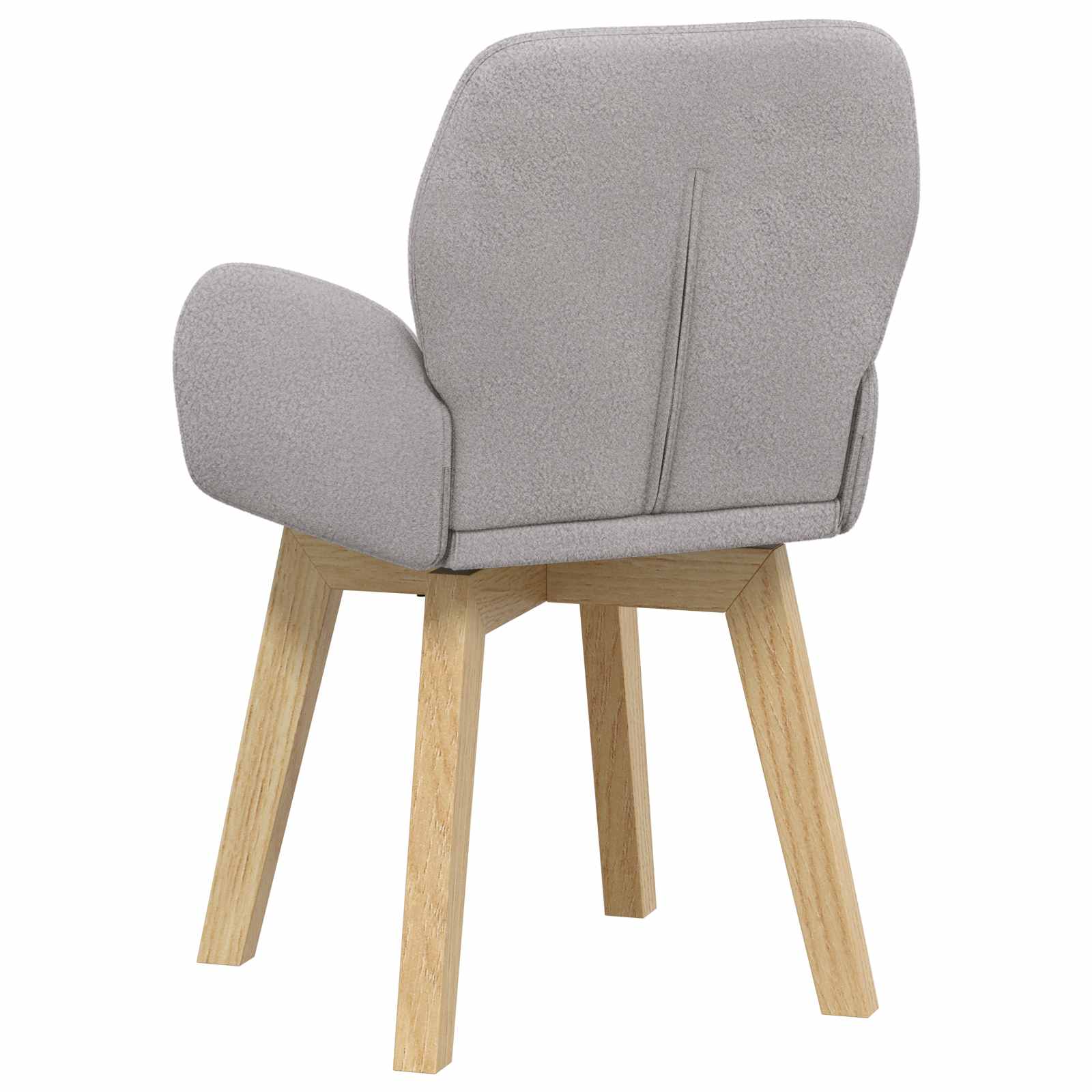 Trpezarijske stolice 6 pcs Bouclé Svjetlosiva 59 x 57 x 85 cm