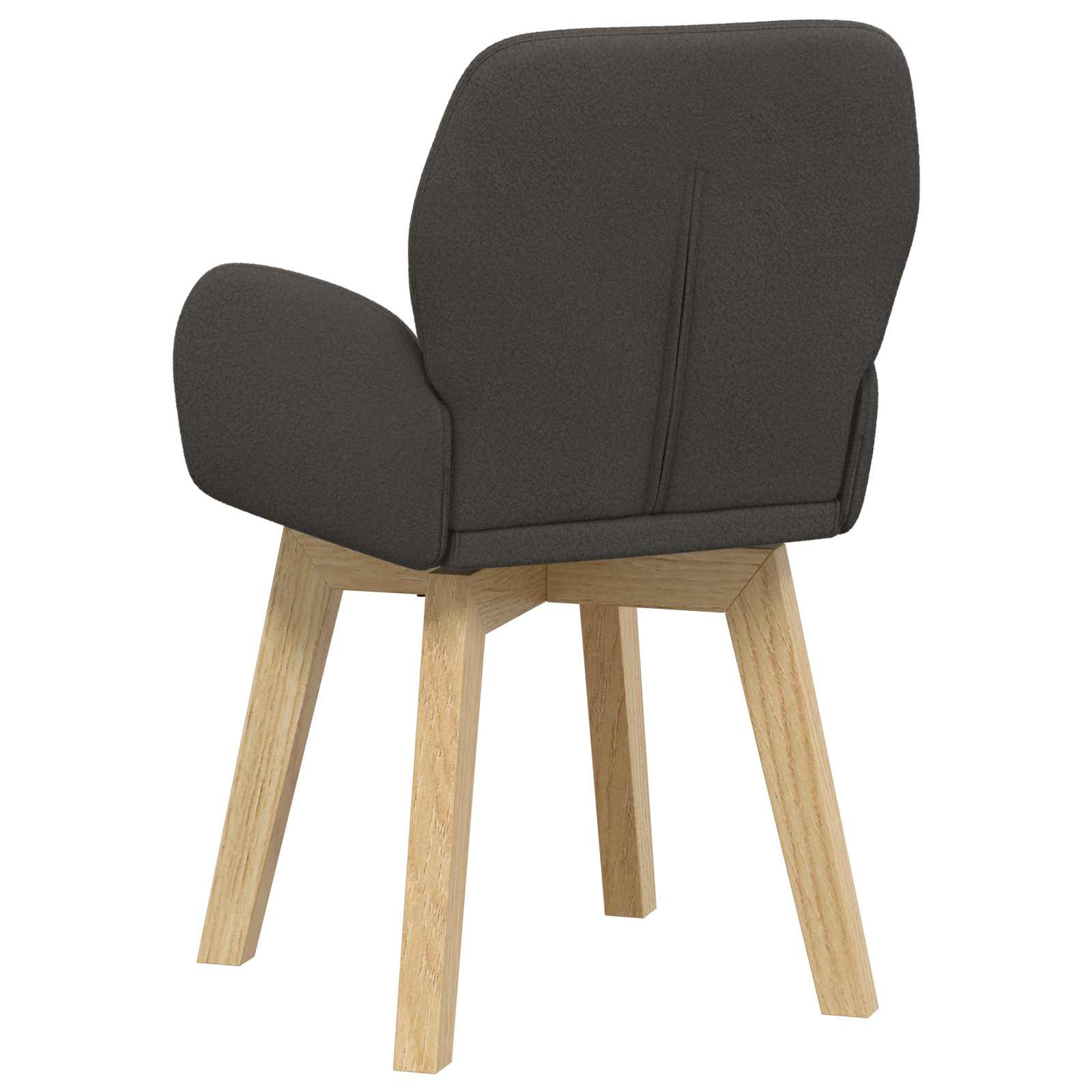 Trpezarijske stolice 6 pcs Bouclé Tamnosiva 59 x 57 x 85 cm