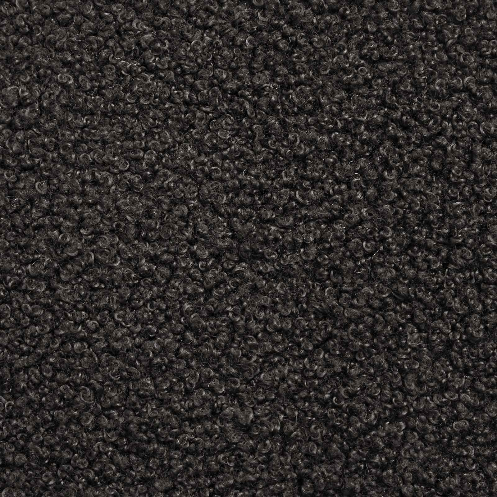 Trpezarijske stolice 6 pcs Bouclé Crna 59 x 57 x 85 cm