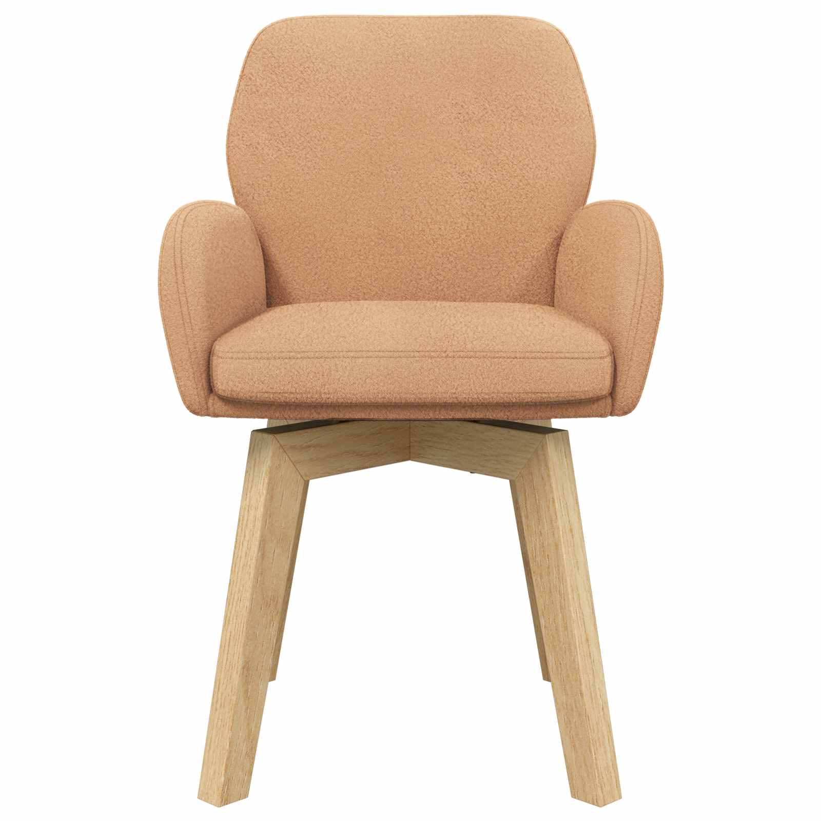 Trpezarijske stolice 6 pcs Bouclé Bež 59 x 57 x 85 cm