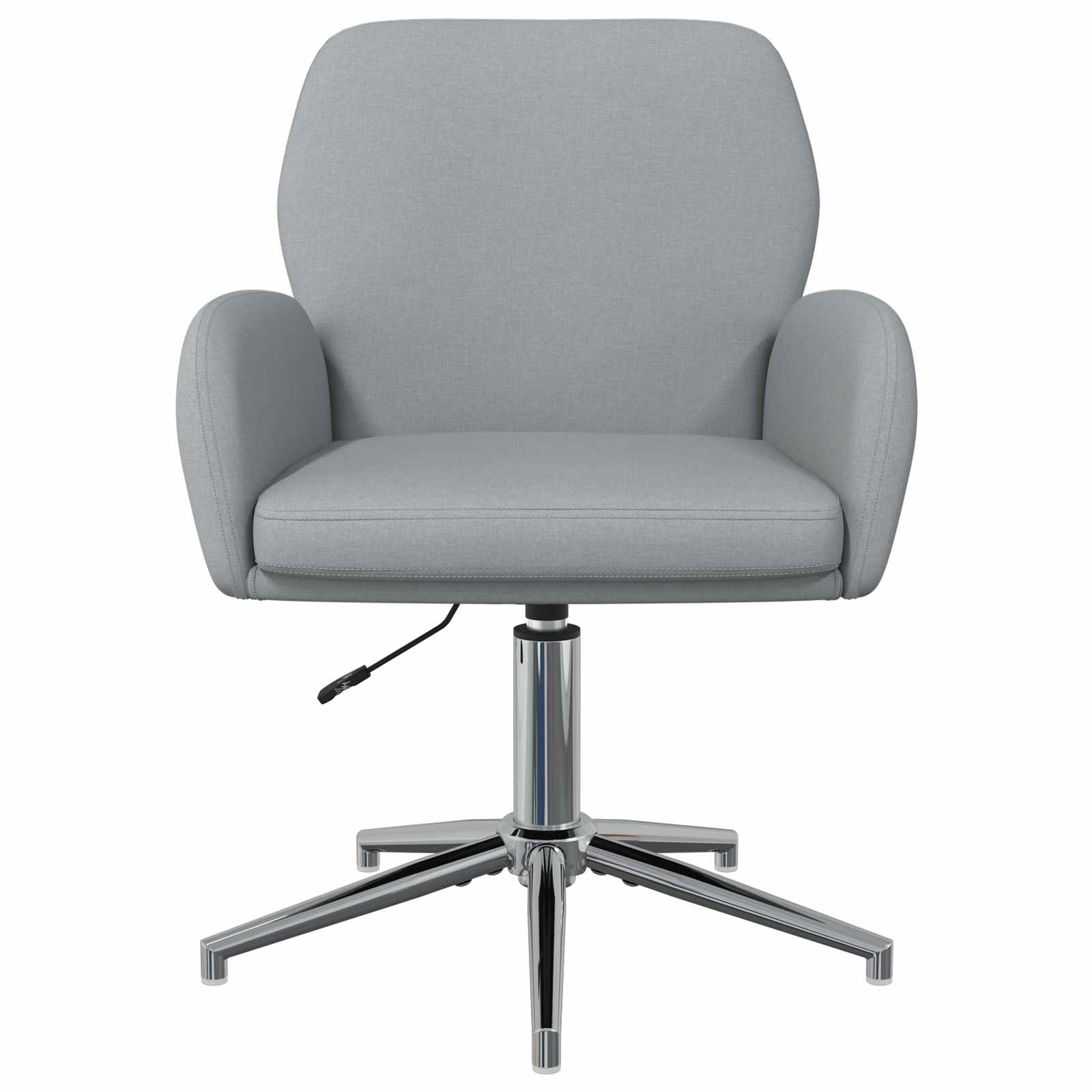 Okretne radne stolice 2 kom. 54 x 58 x 90 cm Svjetlosiva