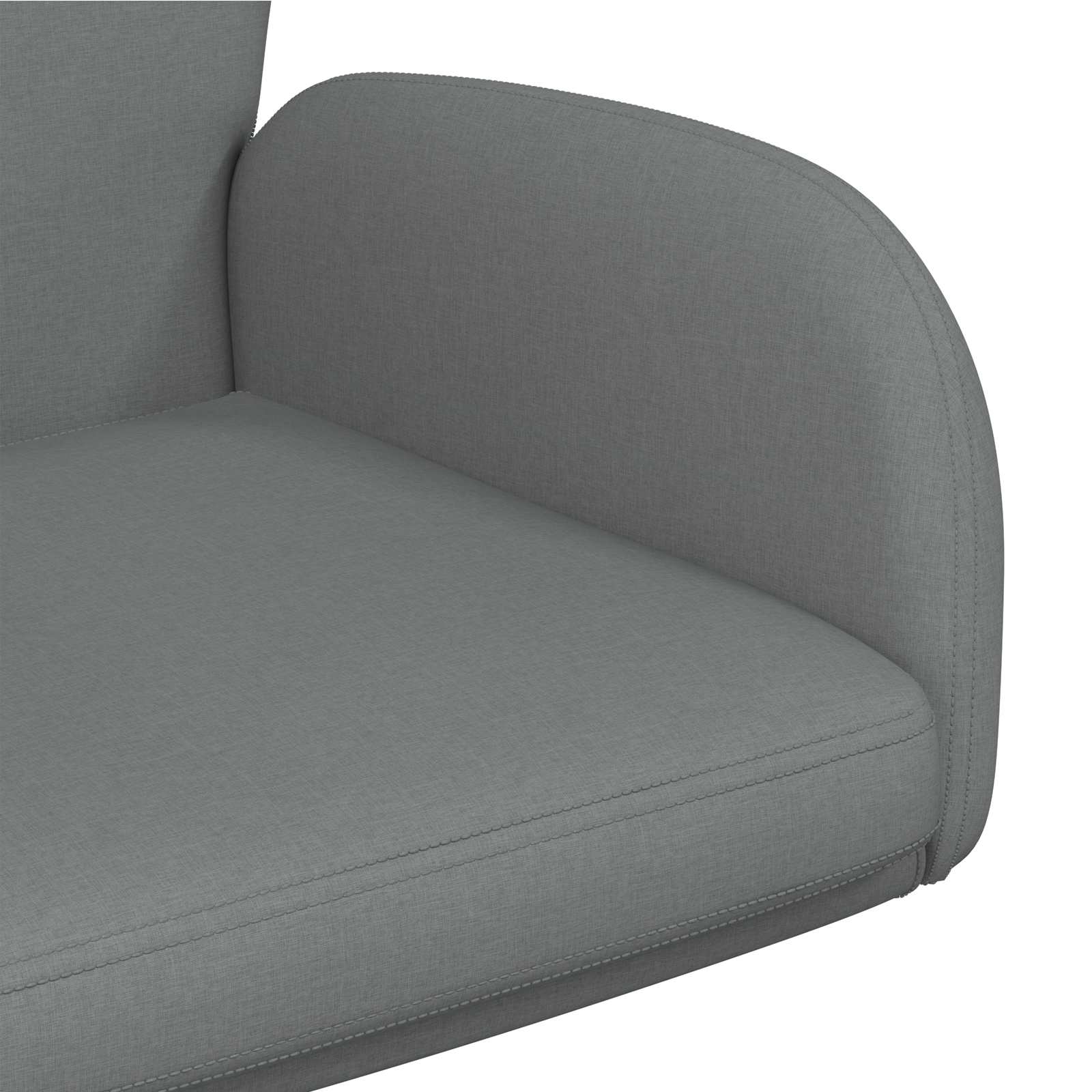 Okretne radne stolice 4 kom. 54 x 58 x 90 cm Tamnosiva Tkanina