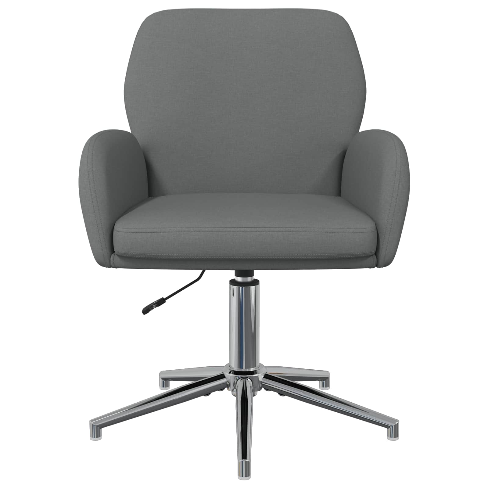 Okretne radne stolice 4 kom. 54 x 58 x 90 cm Tamnosiva Tkanina