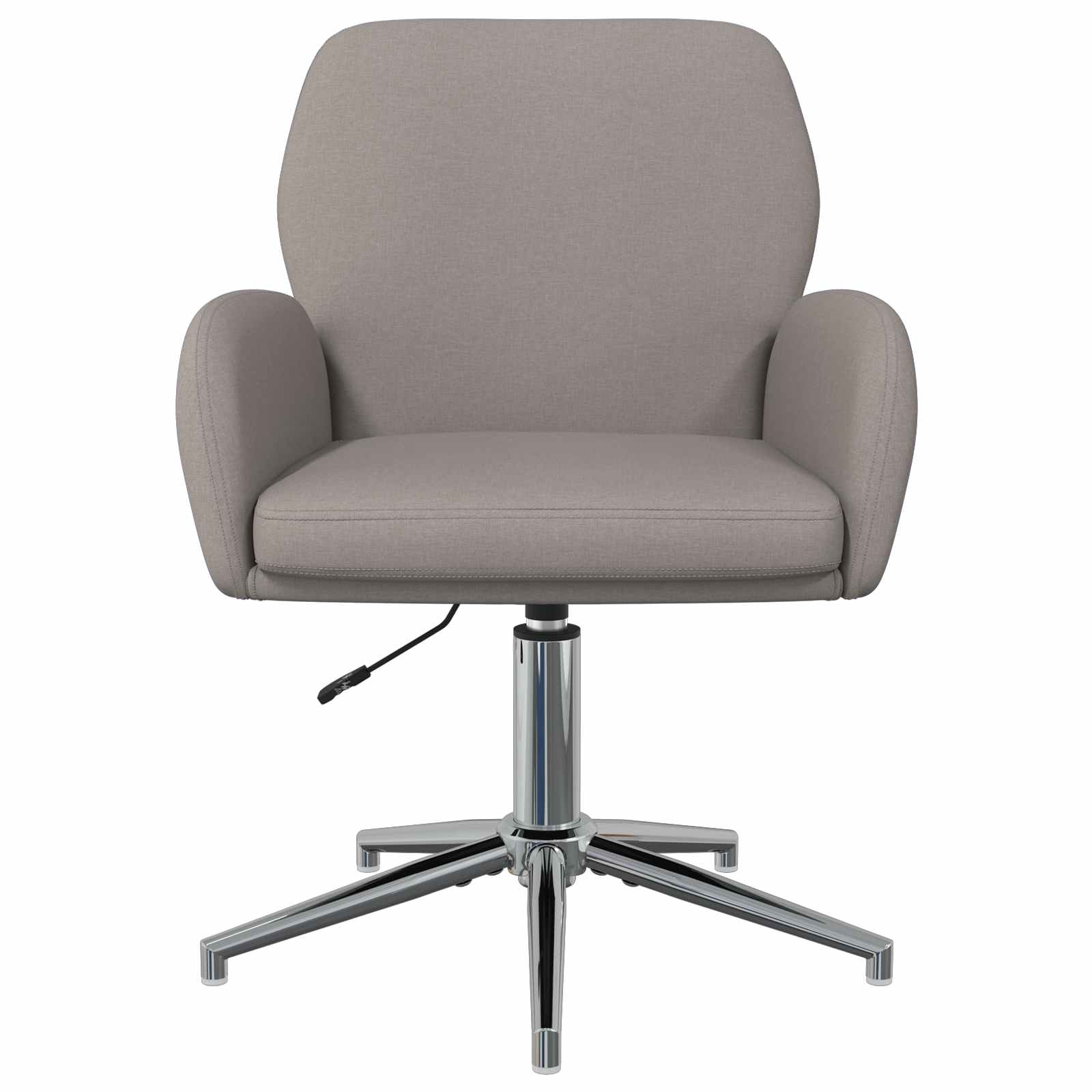 Okretne radne stolice 4 kom. 54 x 58 x 90 cm Sivosmeđa Tkanina
