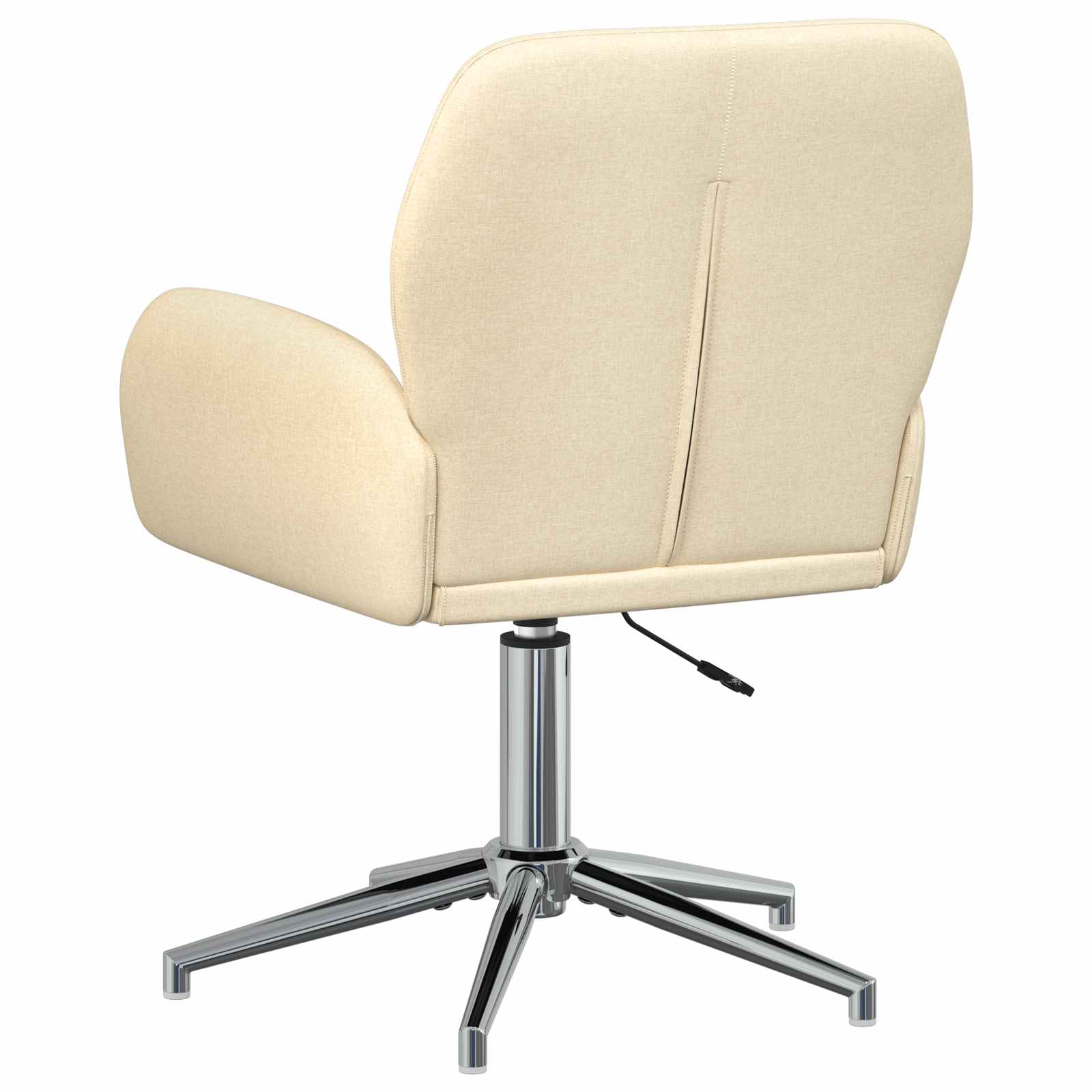 Okretne radne stolice 4 kom. 54 x 58 x 90 cm Krem Tkanina