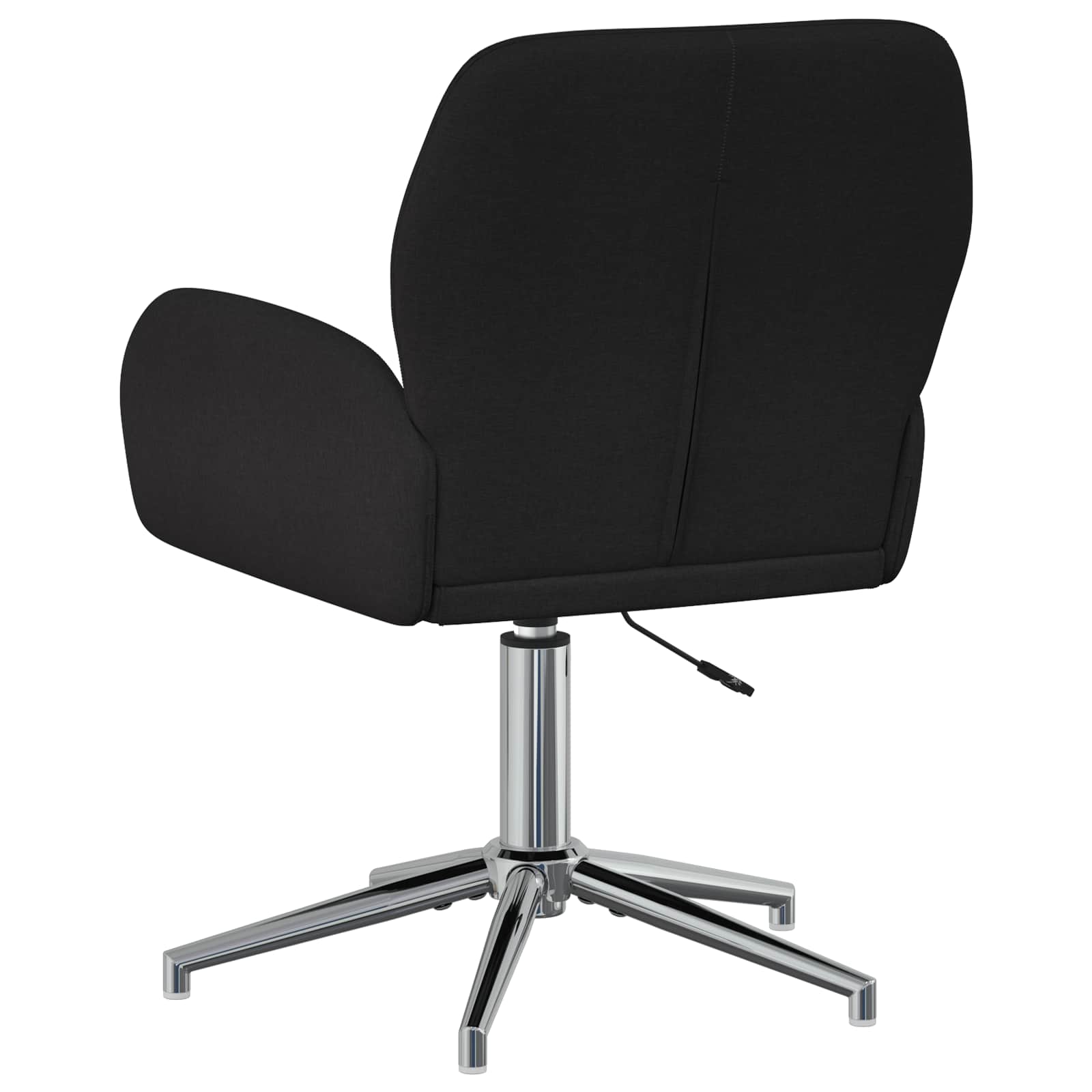 Okretne radne stolice 6 kom. 54 x 58 x 90 cm Crna Tkanina