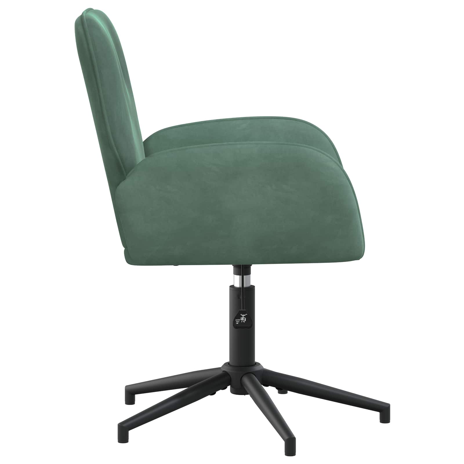 Okretne radne stolice 4 kom. 54 x 55 x 90 cm Morska zelena