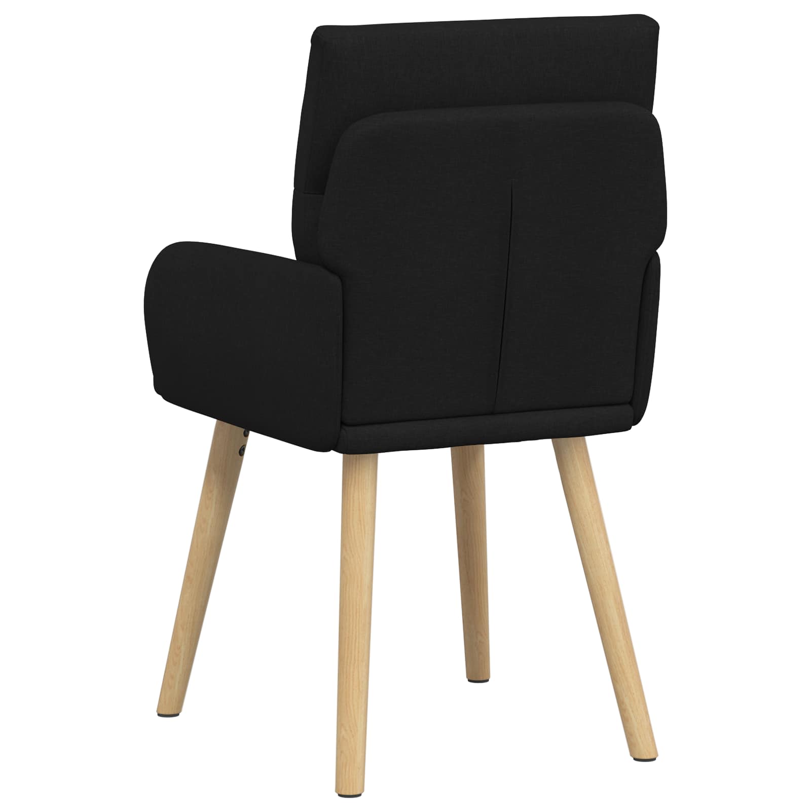 Trpezarijske stolice 4 pcs Tkanina Crna 60 x 56 x 96 cm