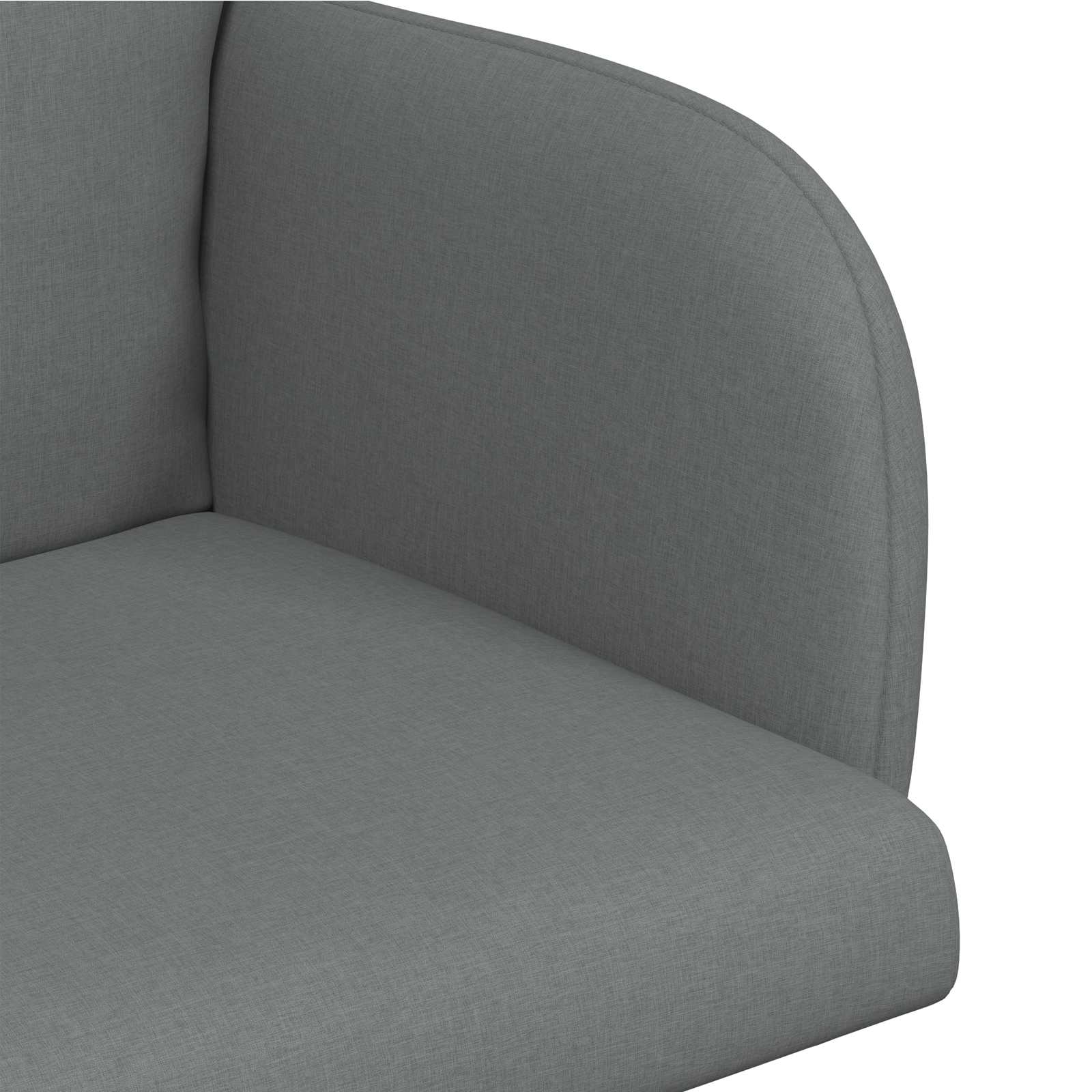 Trpezarijske stolice 6 pcs Tkanina Tamnosiva 60 x 56 x 96 cm