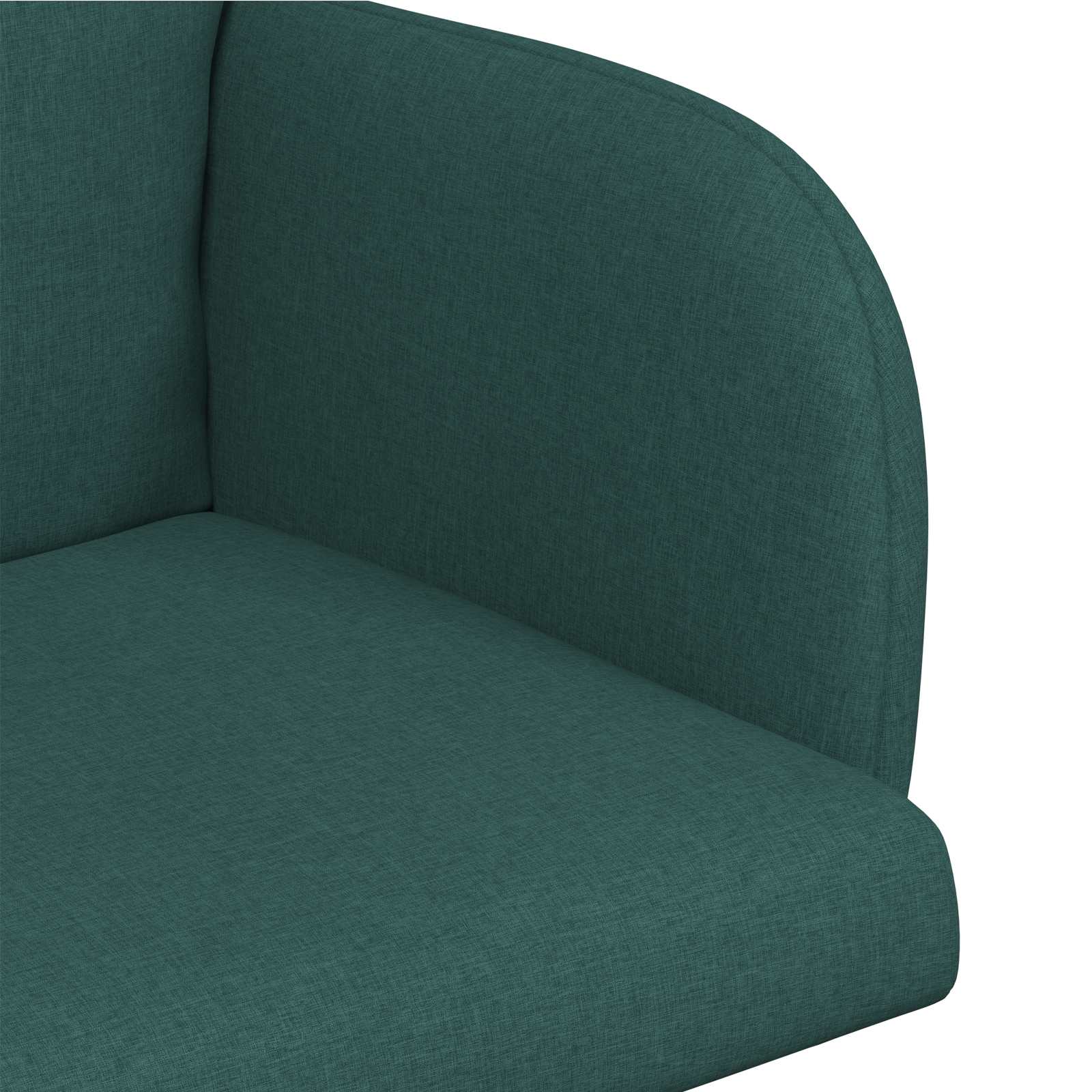 Trpezarijske stolice 6 pcs Tkanina Tamnozelena 60 x 56 x 96 cm
