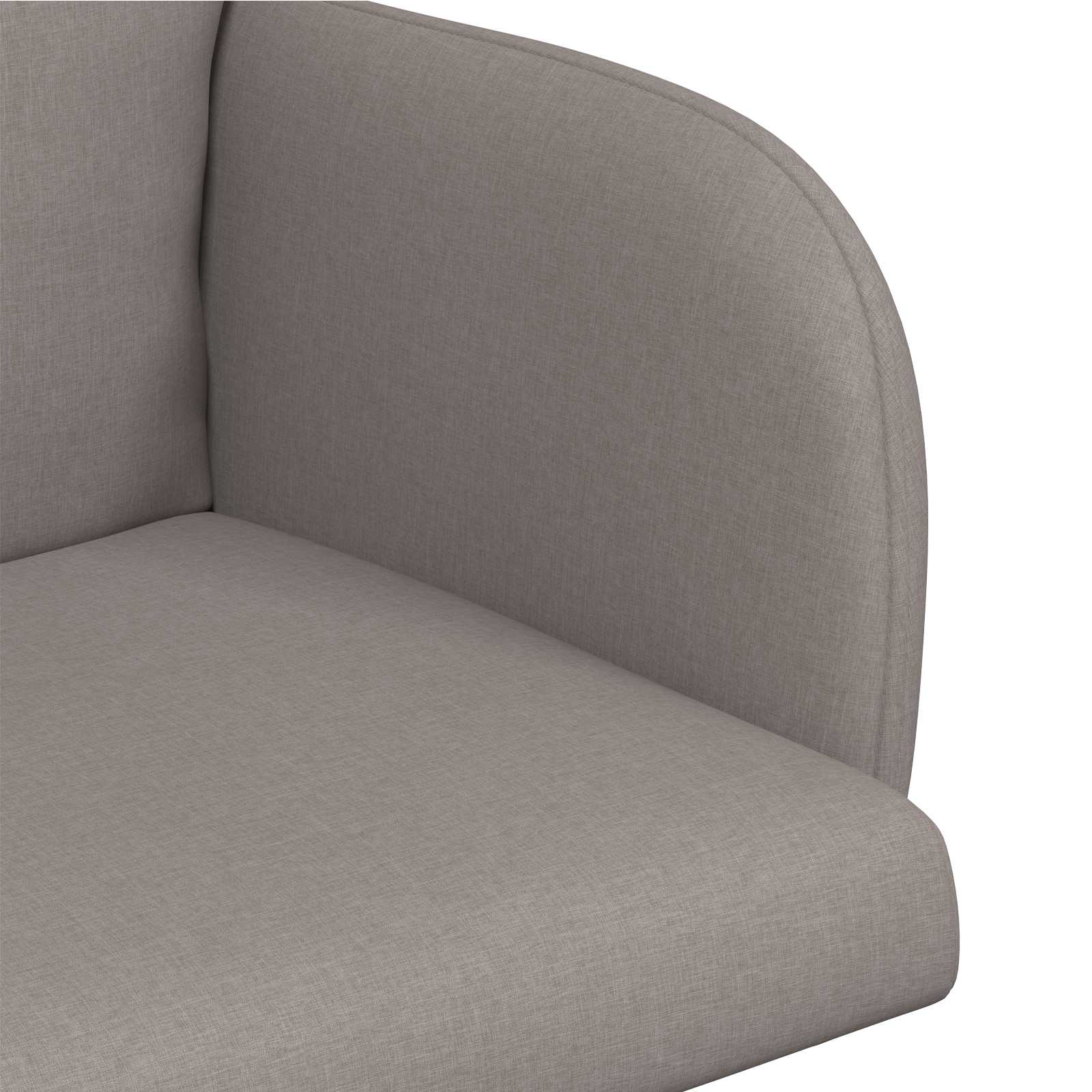 Trpezarijske stolice 6 pcs Tkanina Sivosmeđa 60 x 56 x 96 cm