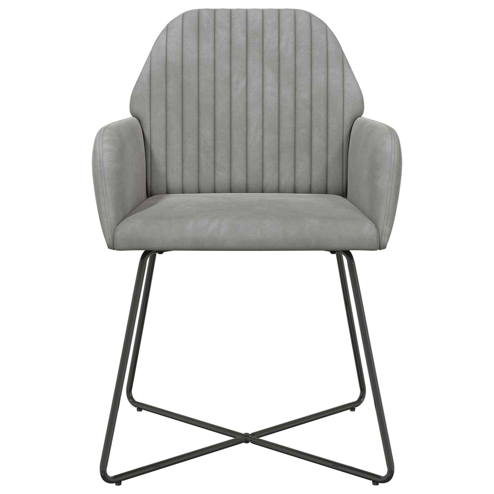 Trpezarijske stolice 4 pcs Baršun Svjetlosiva 55 x 50 x 84 cm