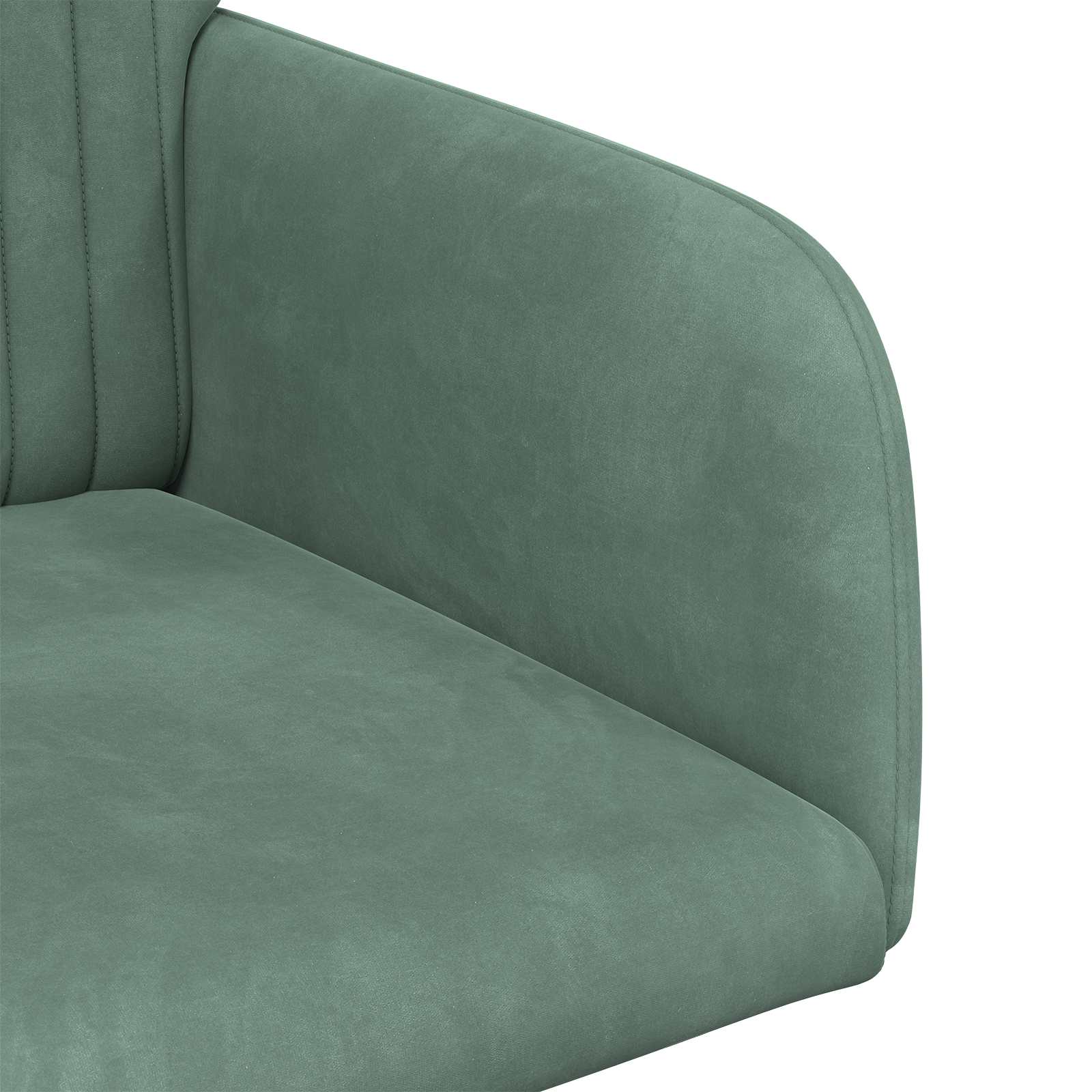 Trpezarijske stolice 4 pcs Baršun Morska zelena 55 x 50 x 84 cm