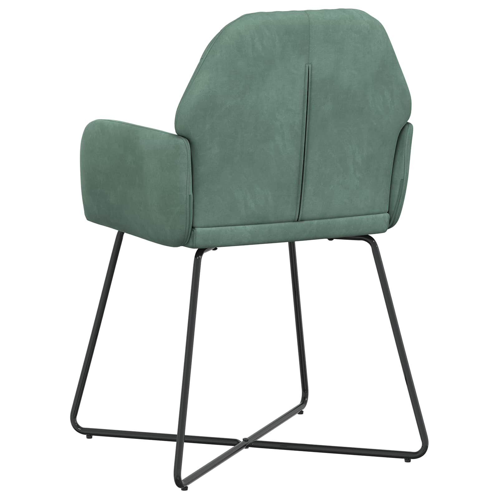 Trpezarijske stolice 4 pcs Baršun Morska zelena 55 x 50 x 84 cm