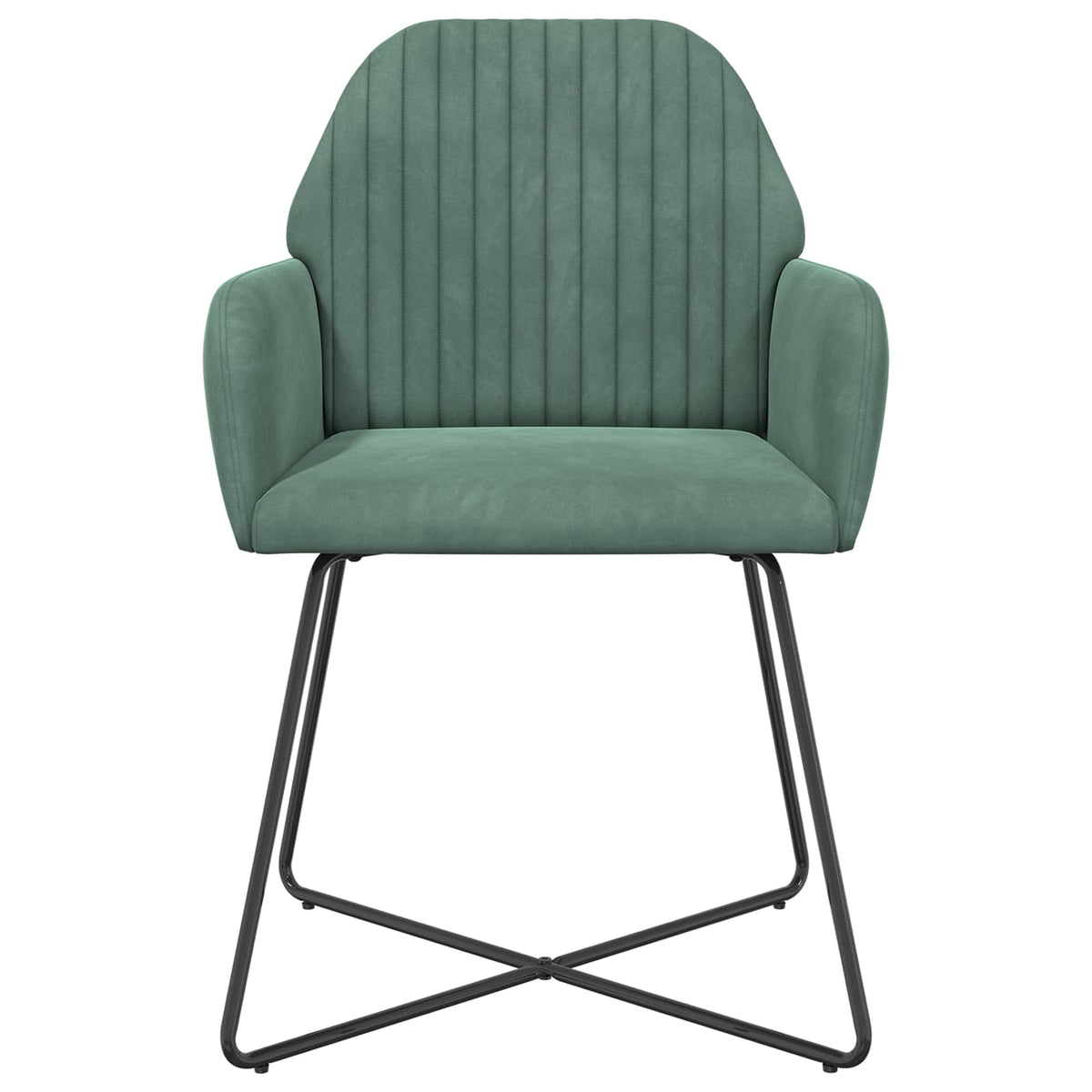 Trpezarijske stolice 6 pcs Baršun Morska zelena 55 x 50 x 84 cm