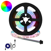 LED traka 12 pcs Crna i prozirna 550 mm Bakar i plastika