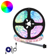 LED traka 12 pcs Crna i prozirna 2300 mm Bakar i plastika