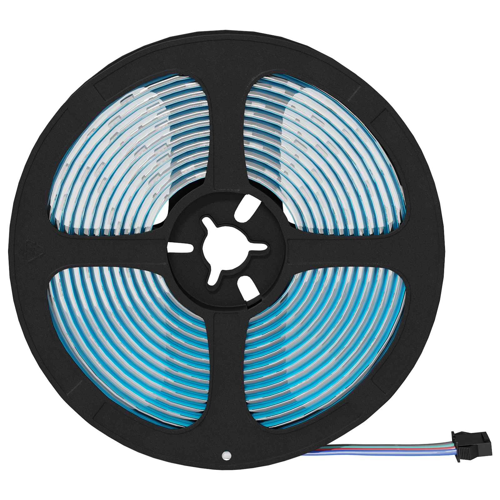 LED traka 12 pcs Crna i prozirna 4700 mm Bakar i plastika