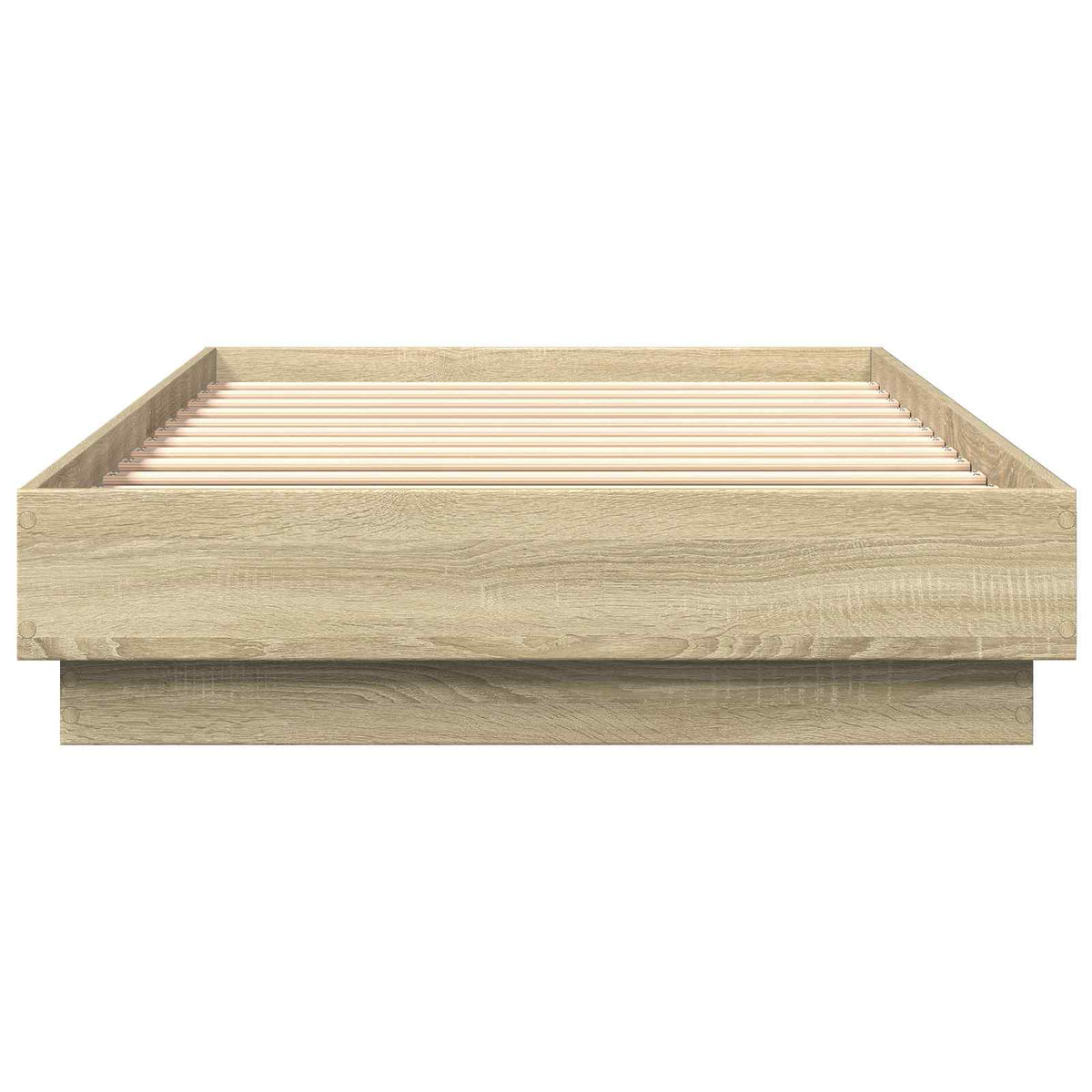 Okvir kreveta za pod Hrast sonoma 80 x 200 cm Konstruirano drvo