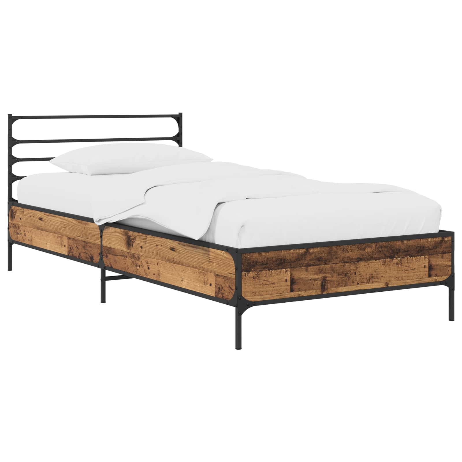 Krevetna konstrukcija Staro drvo 80 x 200 cm Konstruirano drvo