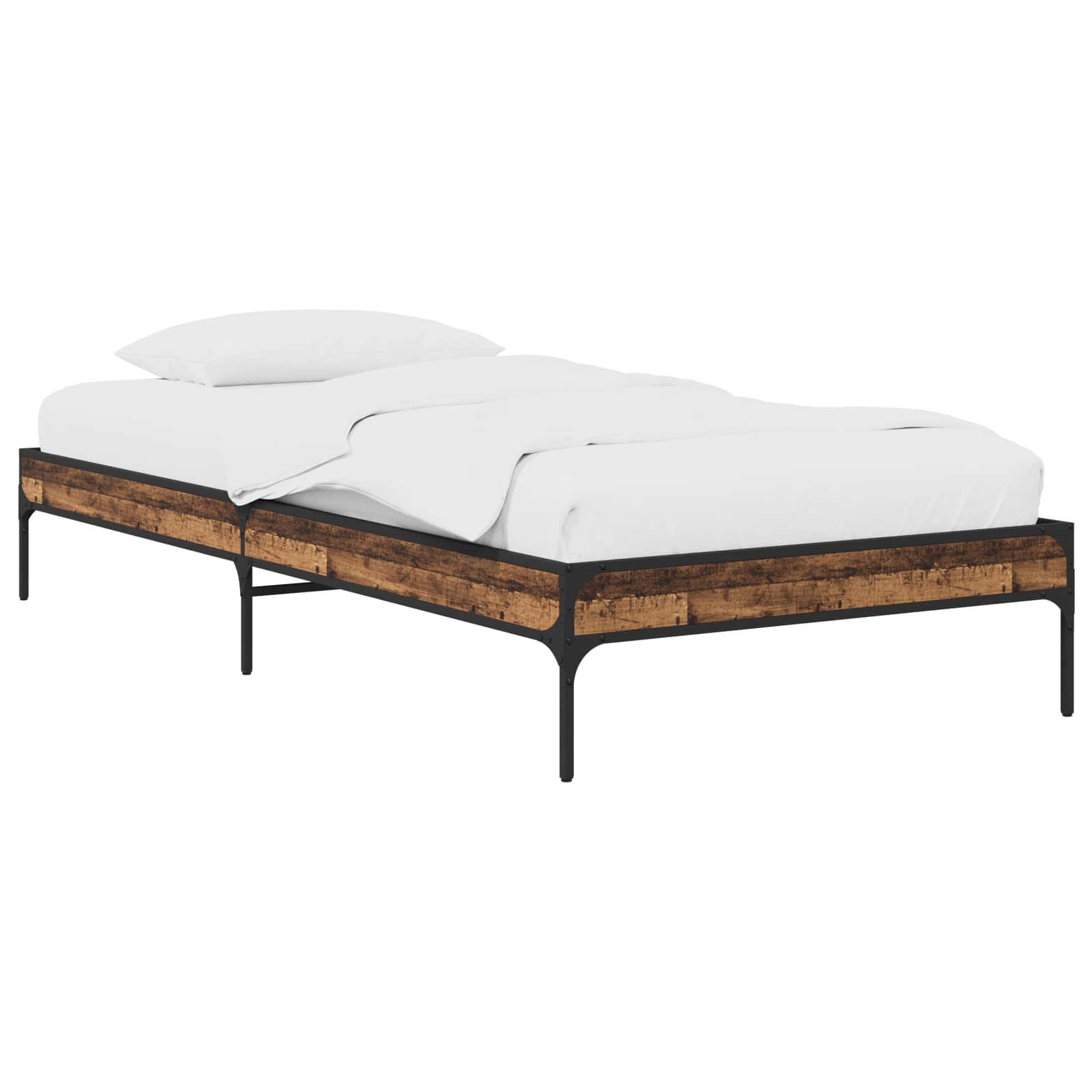Krevetna konstrukcija Staro drvo 80 x 200 cm Konstruirano drvo
