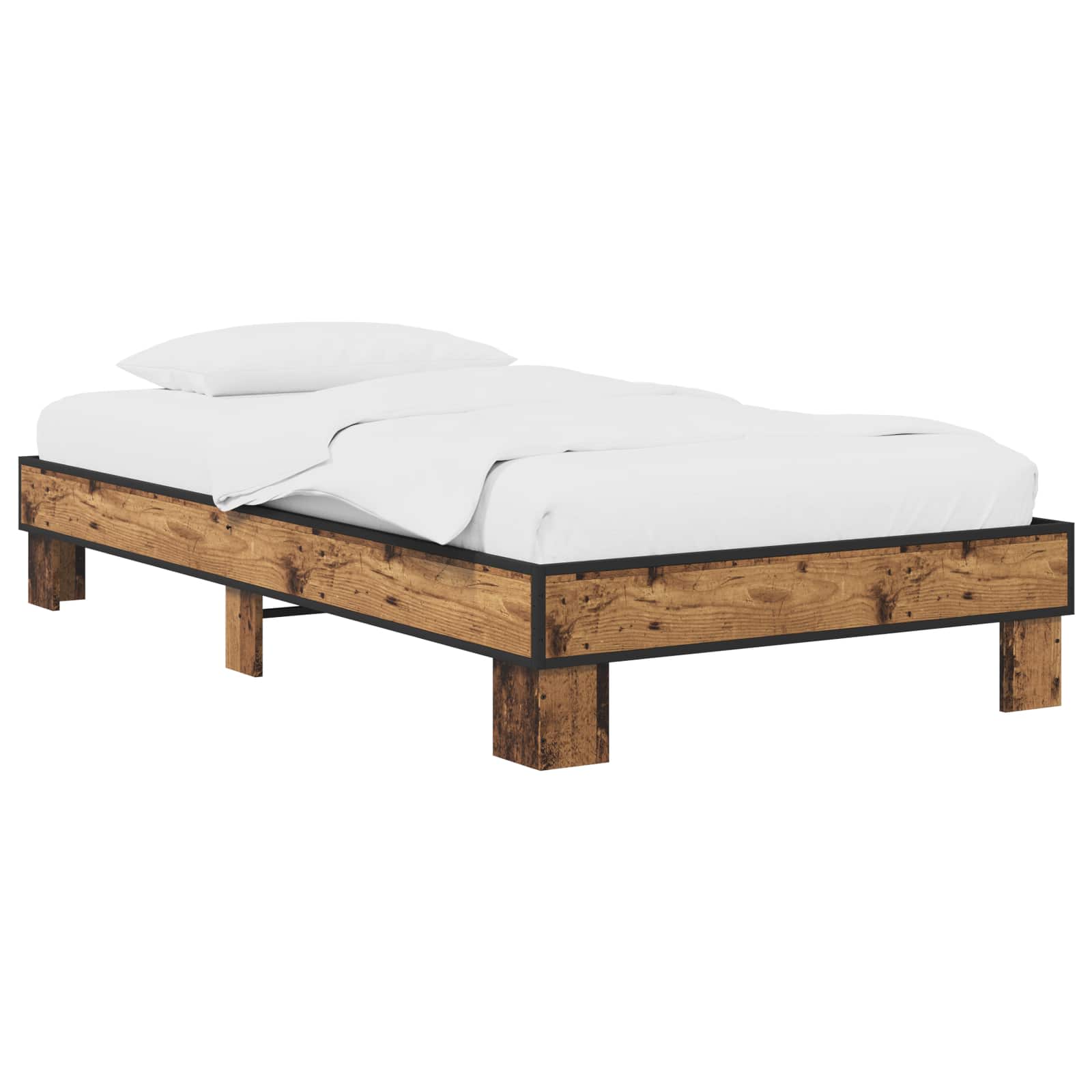 Krevetna konstrukcija Staro drvo 80 x 200 cm Konstruirano drvo