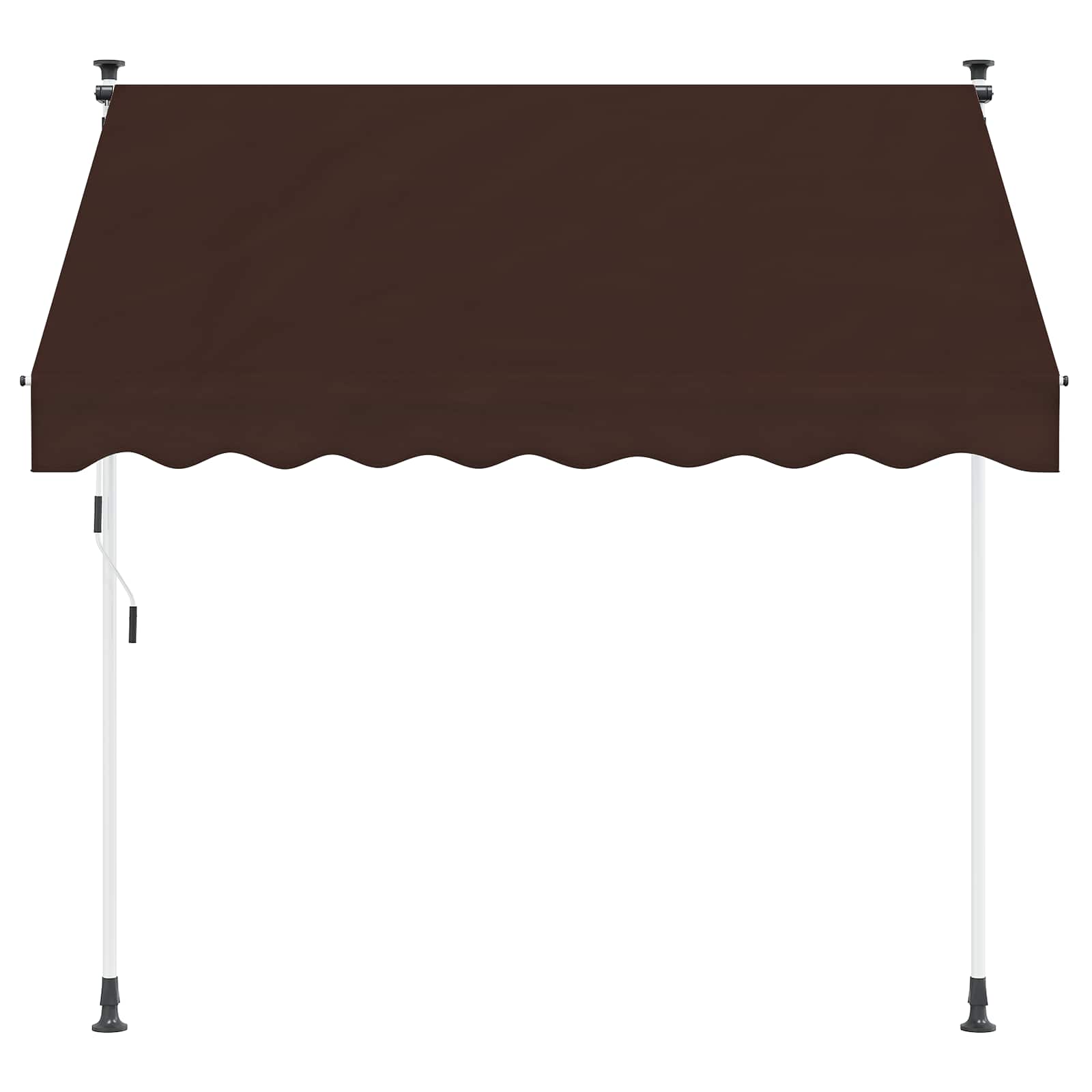 Ručno sklopiva tenda Smeđa 100 cm
