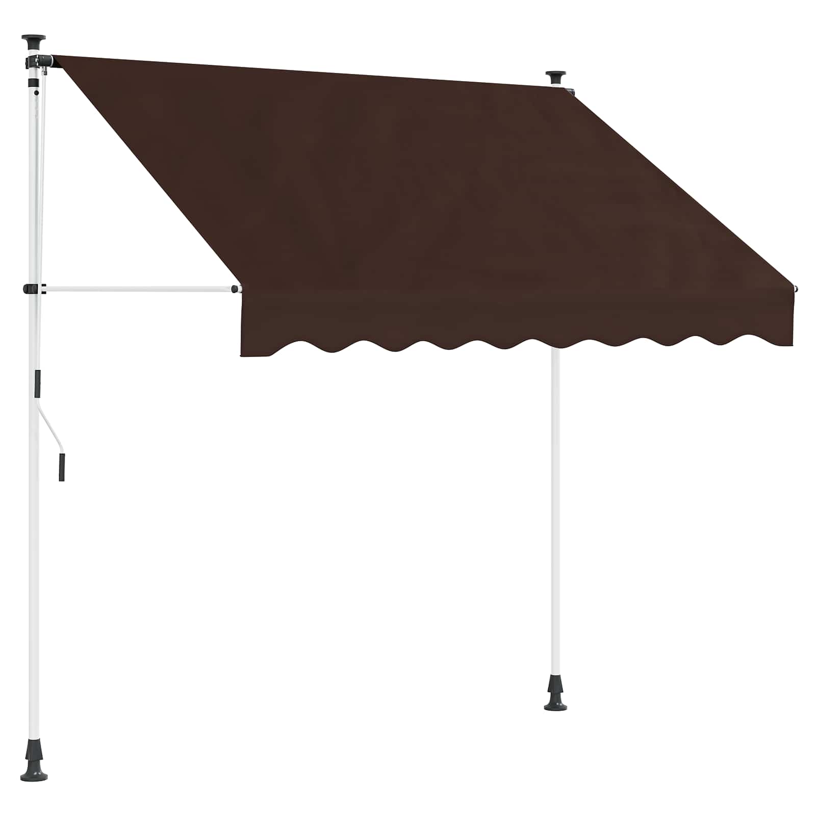Ručno sklopiva tenda Smeđa 250 cm