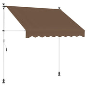 Ručno sklopiva tenda Sivosmeđa 200 cm