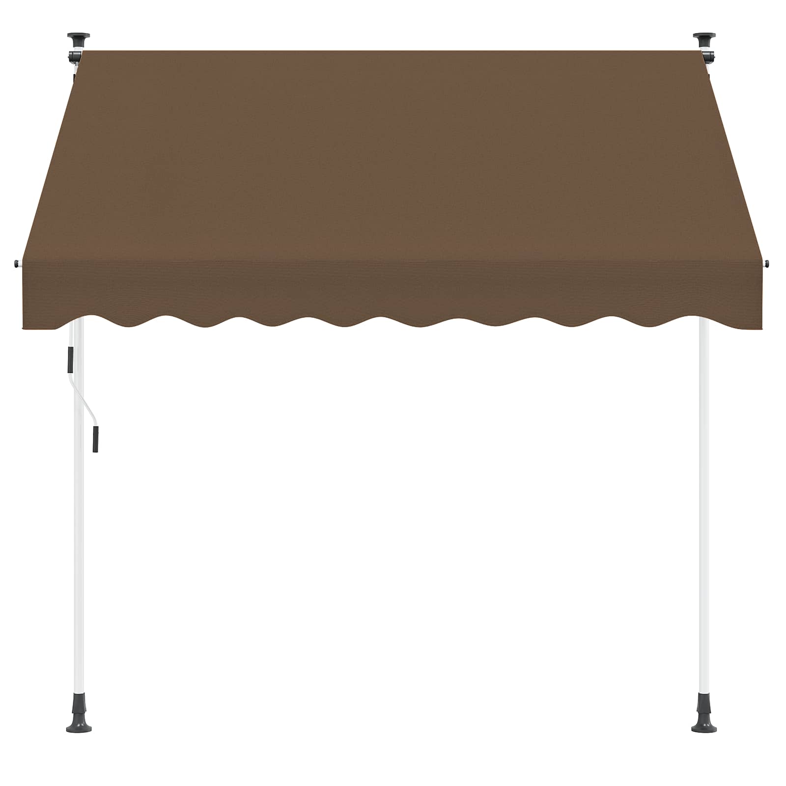 Ručno sklopiva tenda Sivosmeđa 300 cm