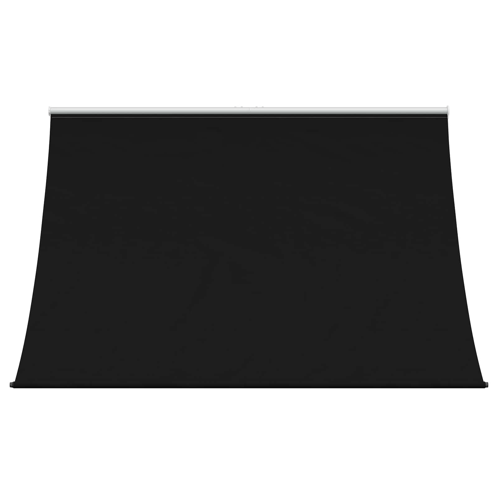Nadstrešnica Crna 150 x 150 cm 180 g / m² poliester s PU premazom