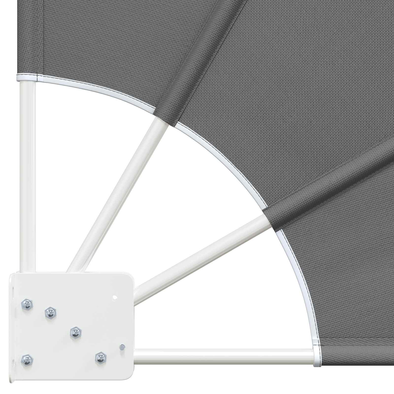 Zaslon za privatnost na balkonu 140 x 140 cm Poliester