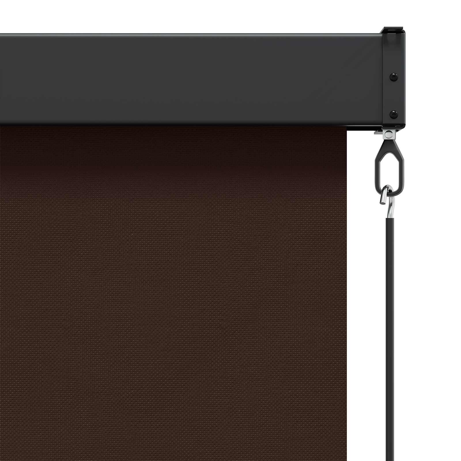 Rolo zavjesa Smeđa 80 x 250 cm Tkanina i aluminij