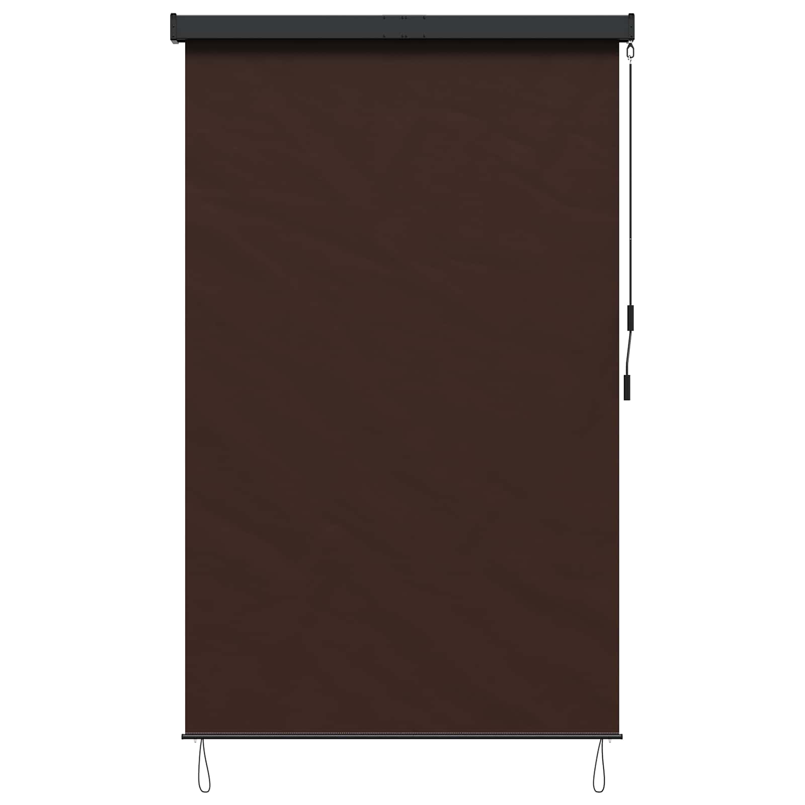 Rolo zavjesa Smeđa 120 x 250 cm Tkanina i aluminij