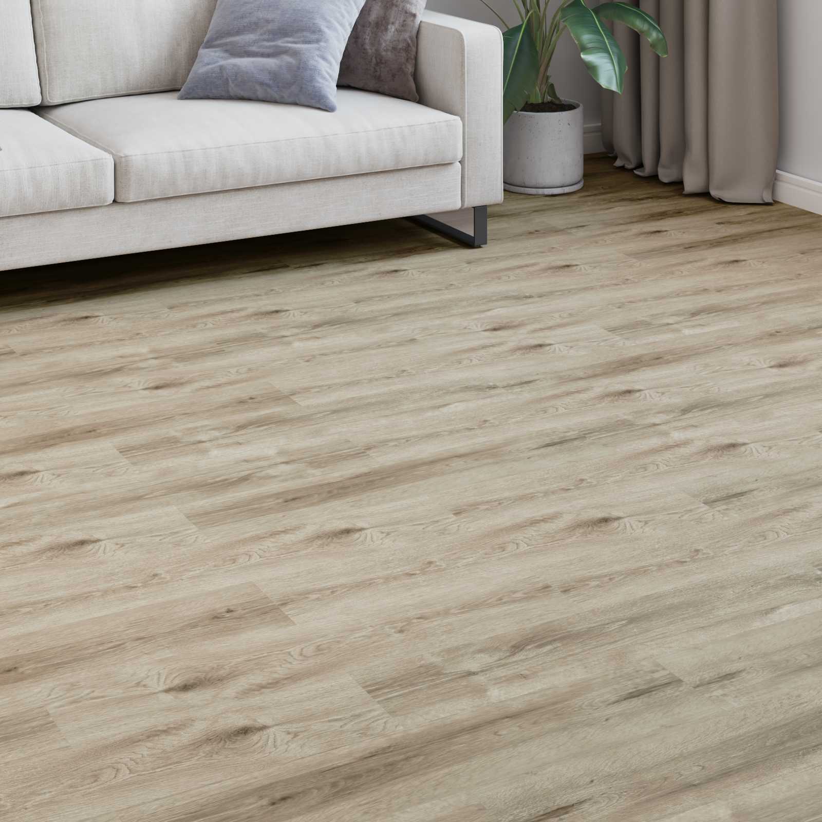 Laminatna podnica 15 pcs Bjeljeni smeđi 101 x 20 x 0,8 cm
