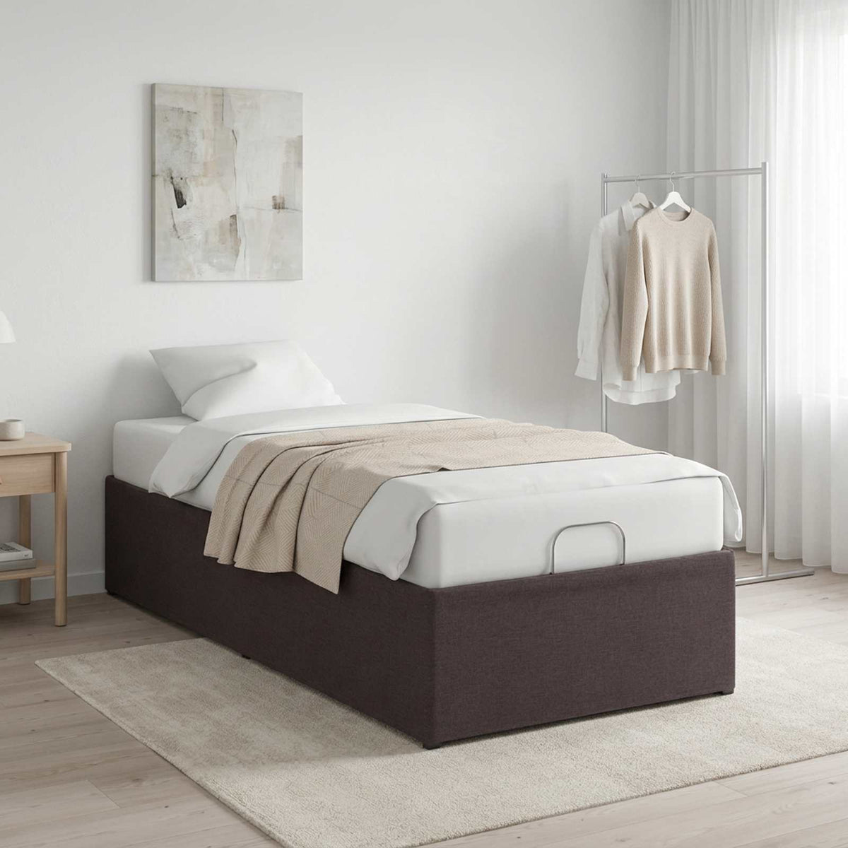 Električni podesivi okvir kreveta Smeđa 200 x 100 x 33,5 cm