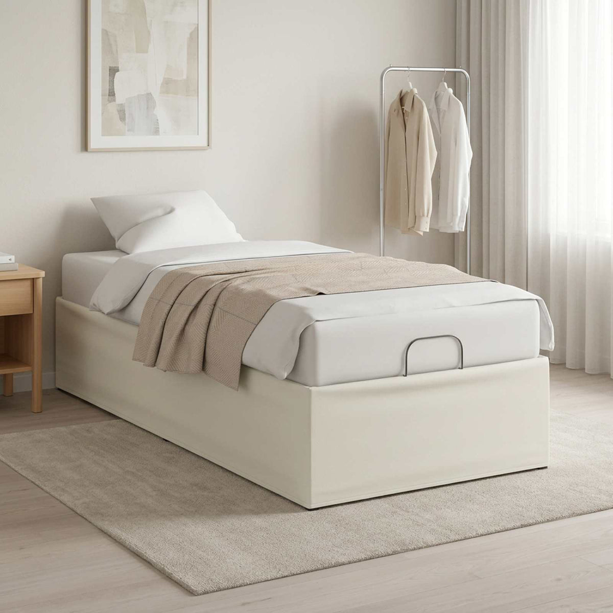 Električni podesivi okvir kreveta Bijela 200 x 90 x 33,5 cm