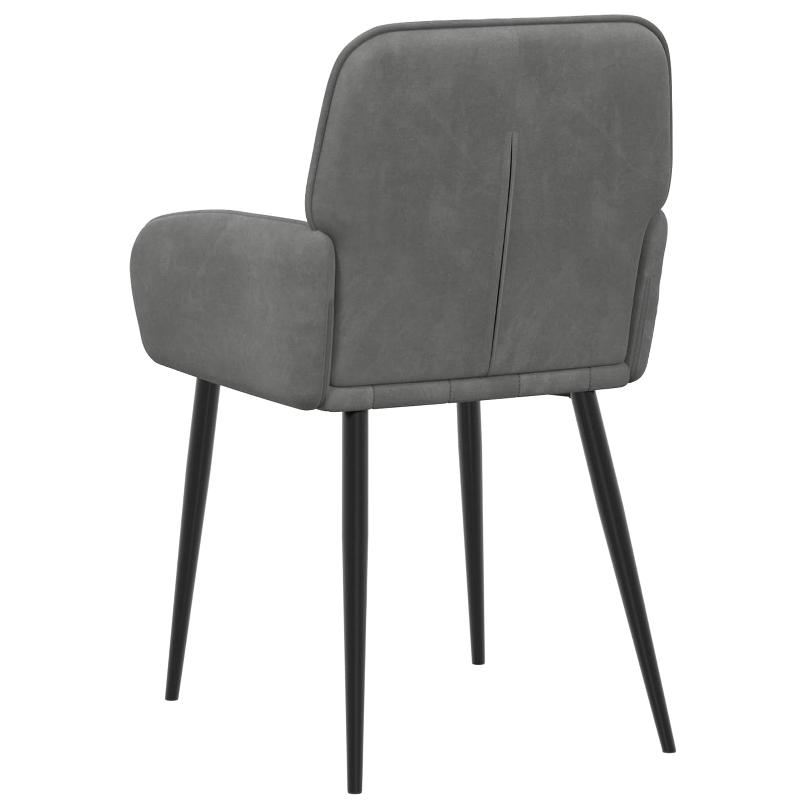 Trpezarijske stolice 2 pcs Baršun Tamnosiva 57 x 50 x 85 cm