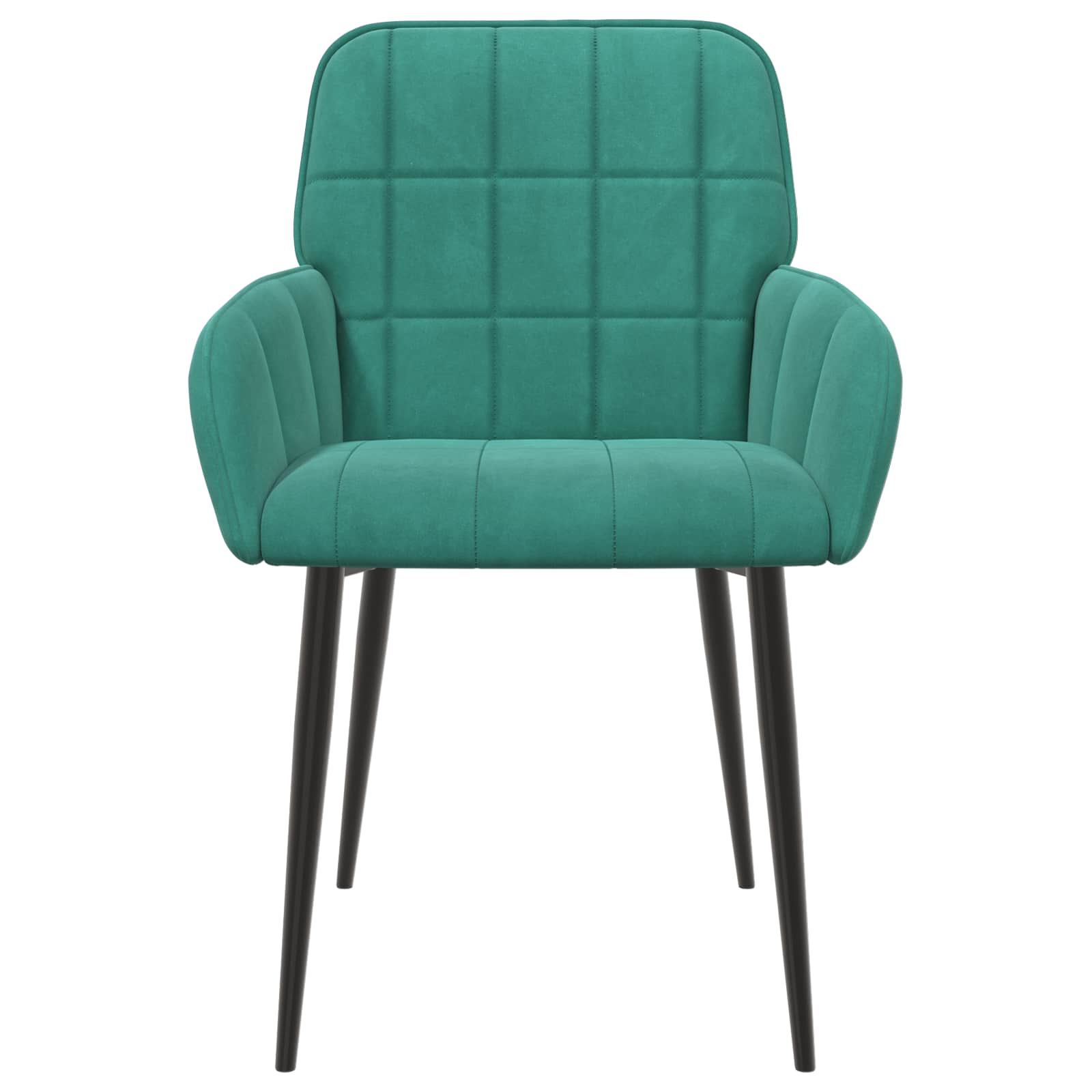 Trpezarijske stolice 2 pcs Baršun Tirkizna 57 x 50 x 85 cm