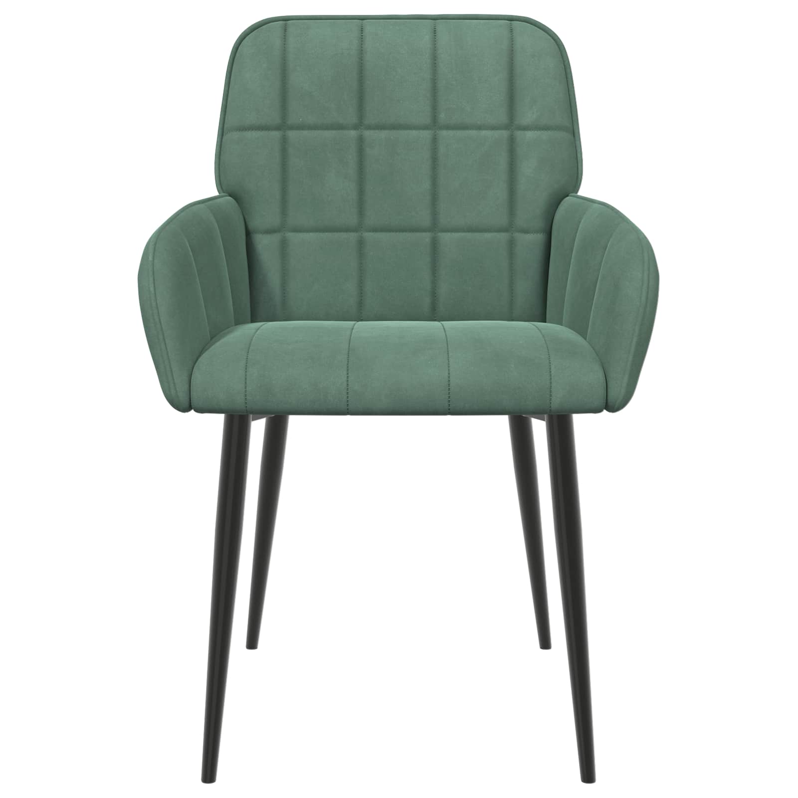 Trpezarijske stolice 2 pcs Baršun Morska zelena 57 x 50 x 85 cm