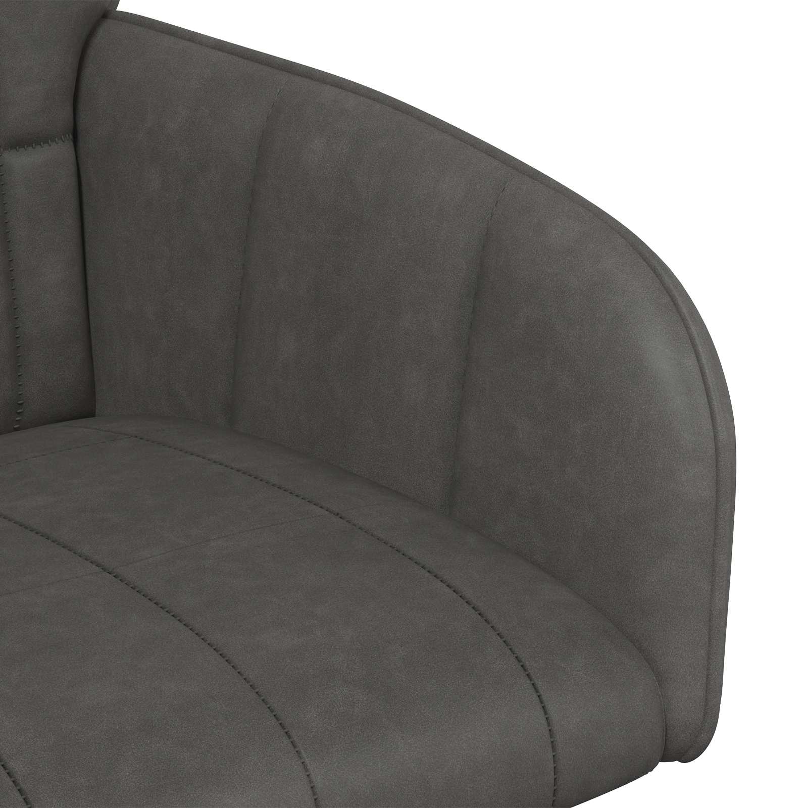 Trpezarijske stolice 2 pcs Umjetna koža Crna 57 x 50 x 85 cm