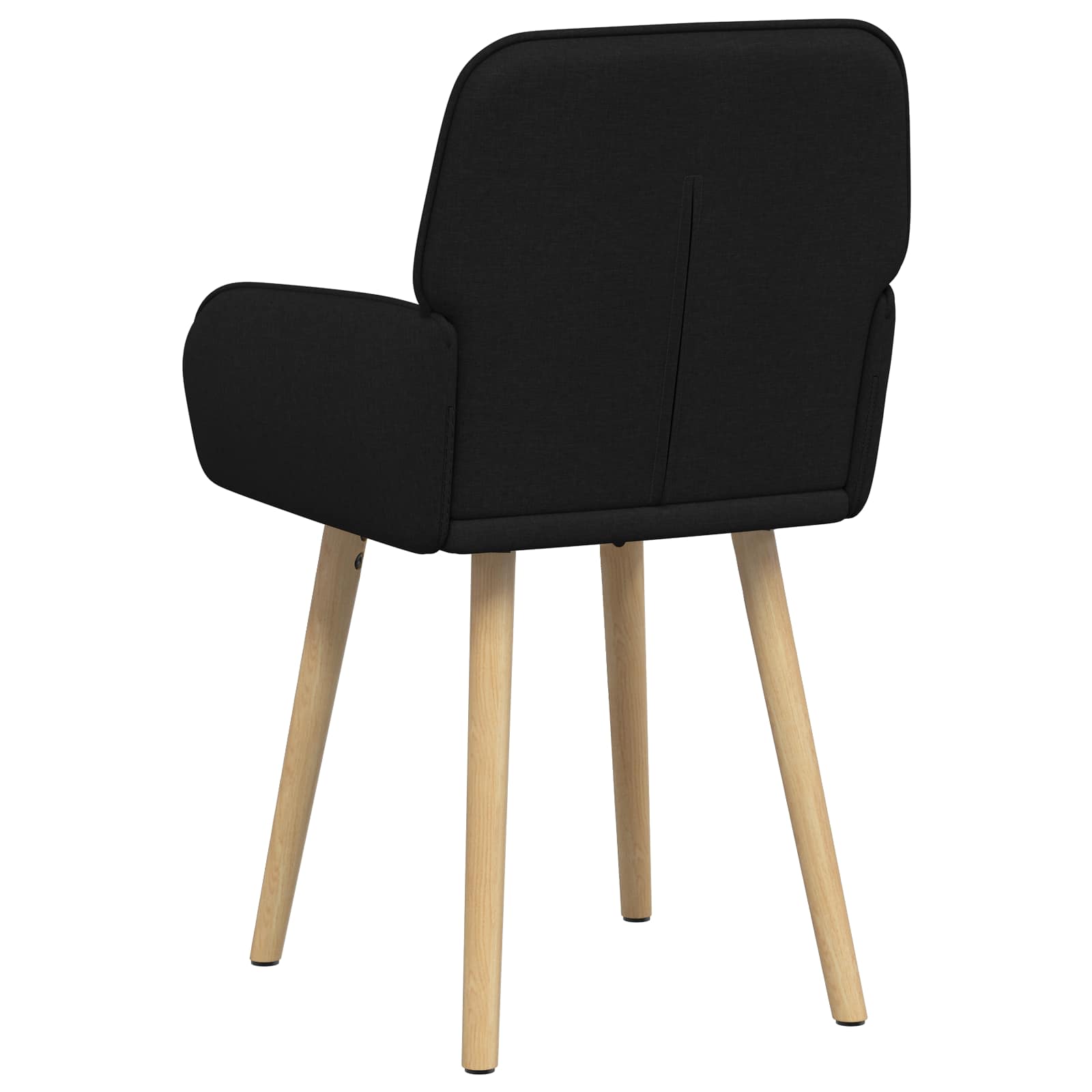 Trpezarijske stolice 2 pcs Tkanina Crna 56,5 x 50 x 87,5 cm