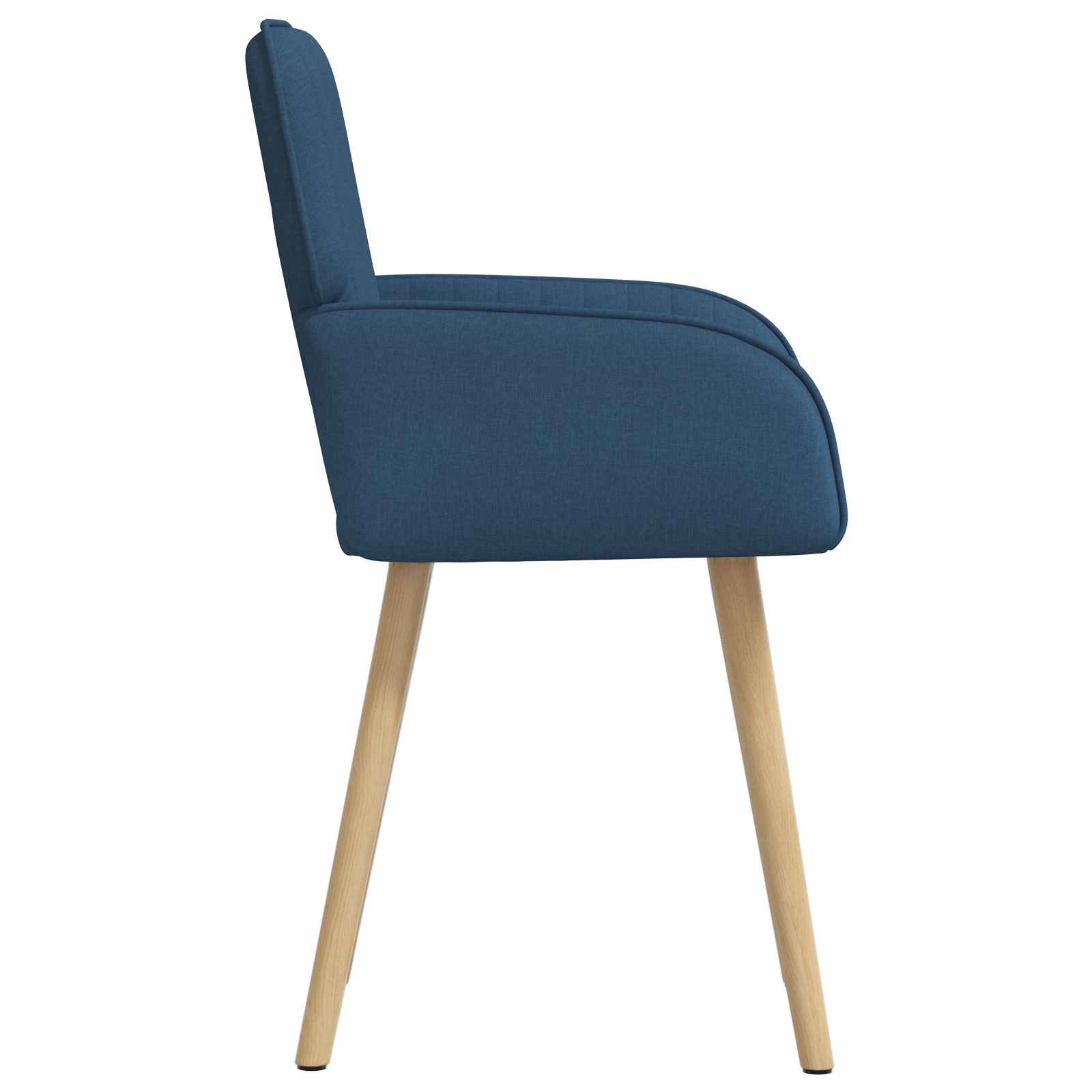 Trpezarijske stolice 2 pcs Tkanina Plava 56,5 x 50 x 87,5 cm