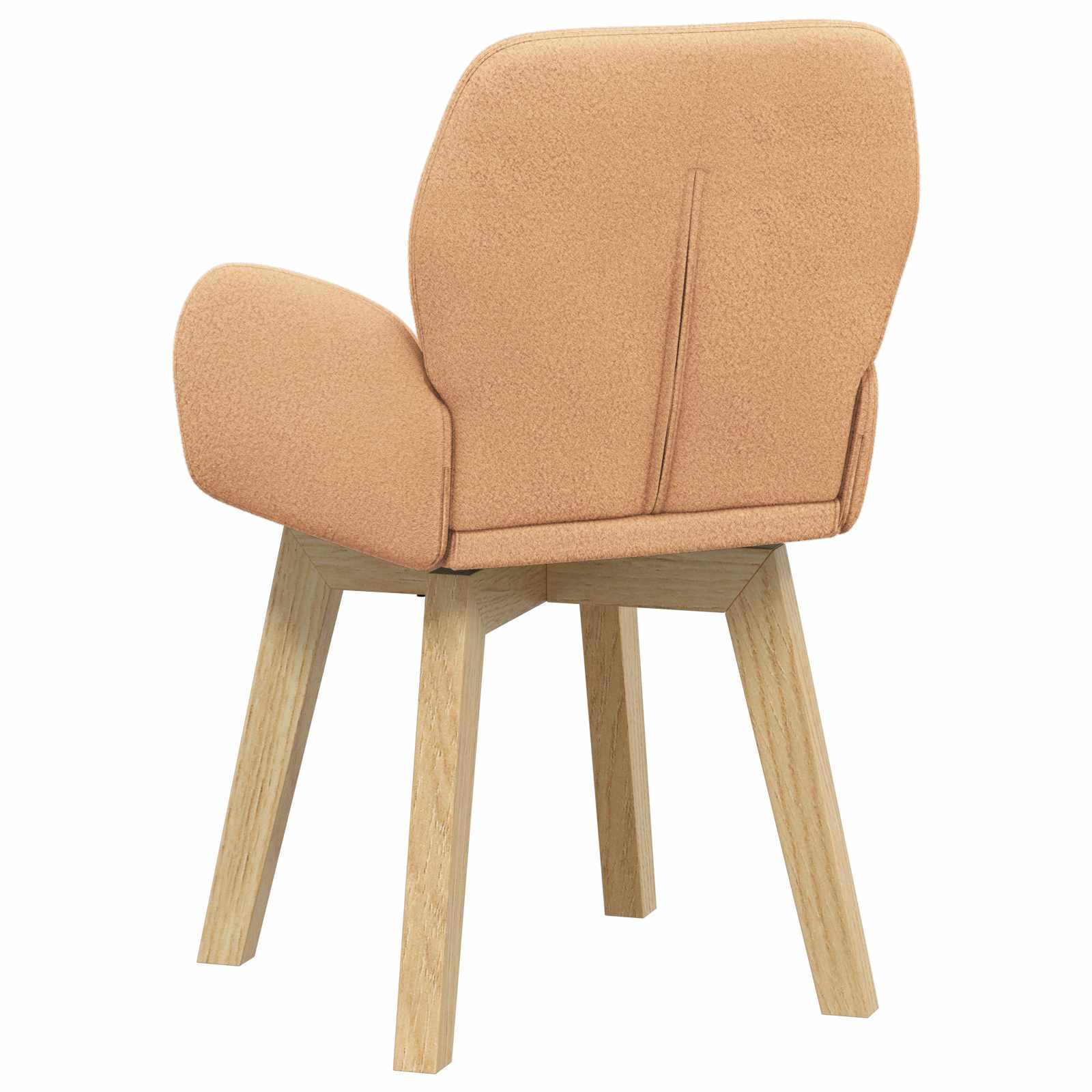 Okretne blagovaonske stolice 2 pcs Bouclé Bež 54 x 58 x 87 cm